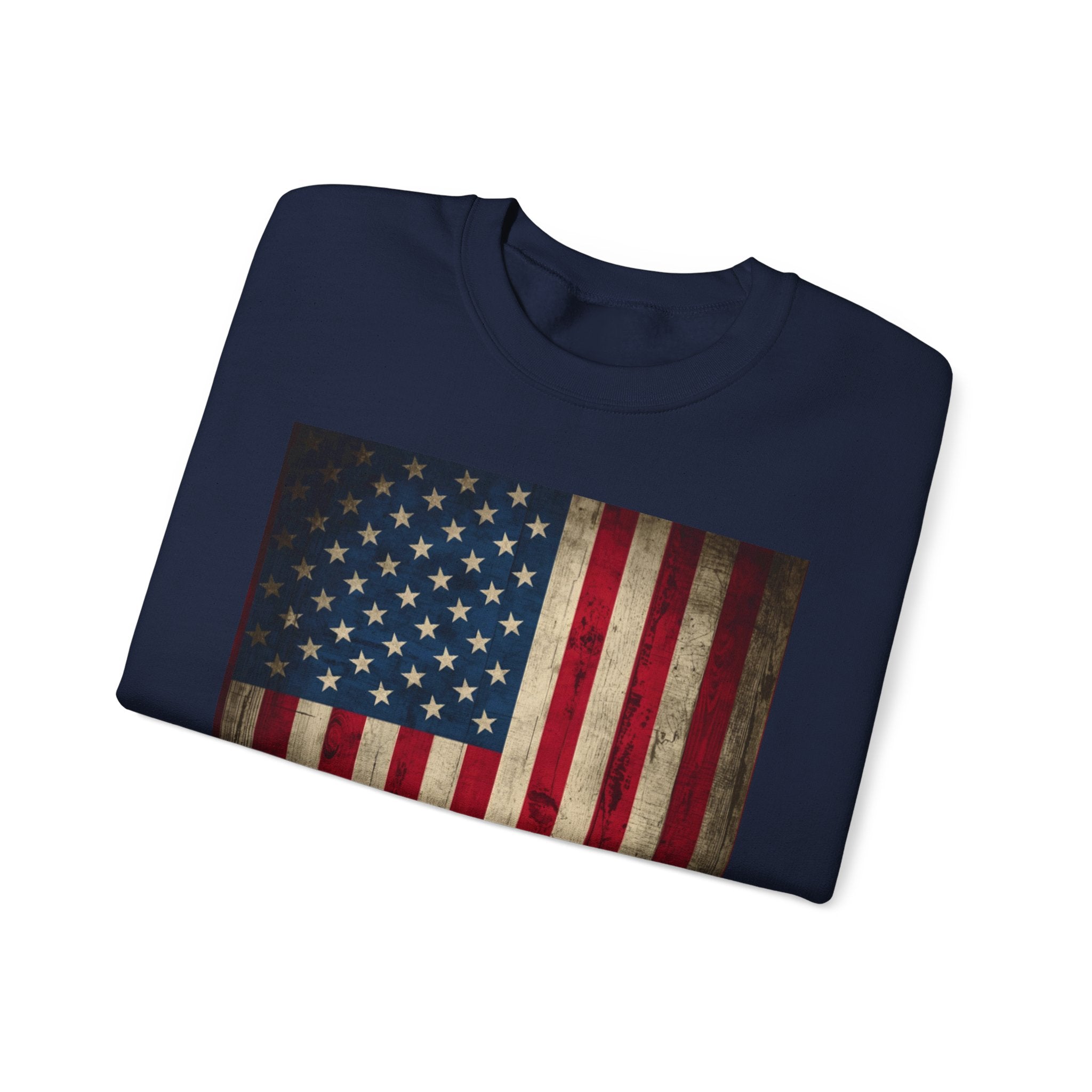Vintage American Flag Unisex Sweatshirt