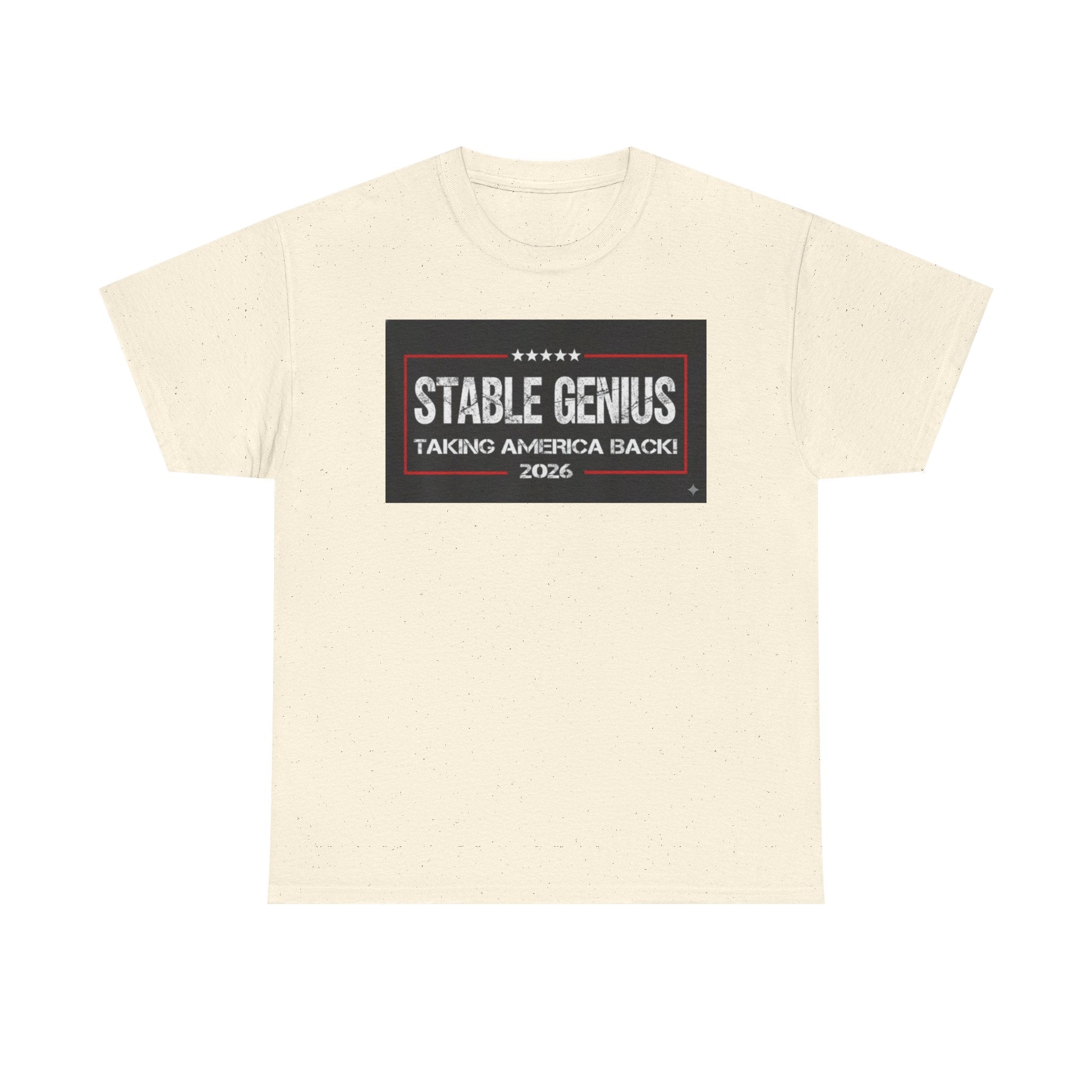 Unisex Heavy Cotton Tee--"Stable Genius: Taking America Back"