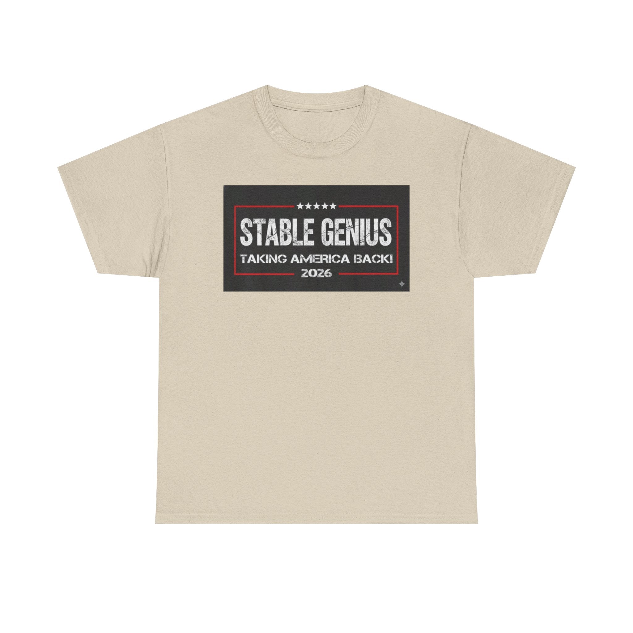 Unisex Heavy Cotton Tee--"Stable Genius: Taking America Back"