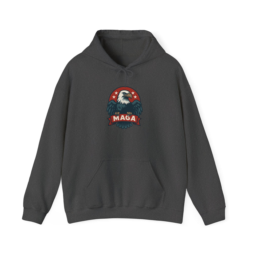 MAGA Eagle Hoodie — Patriotic American Flag Graphic Sweatshirt