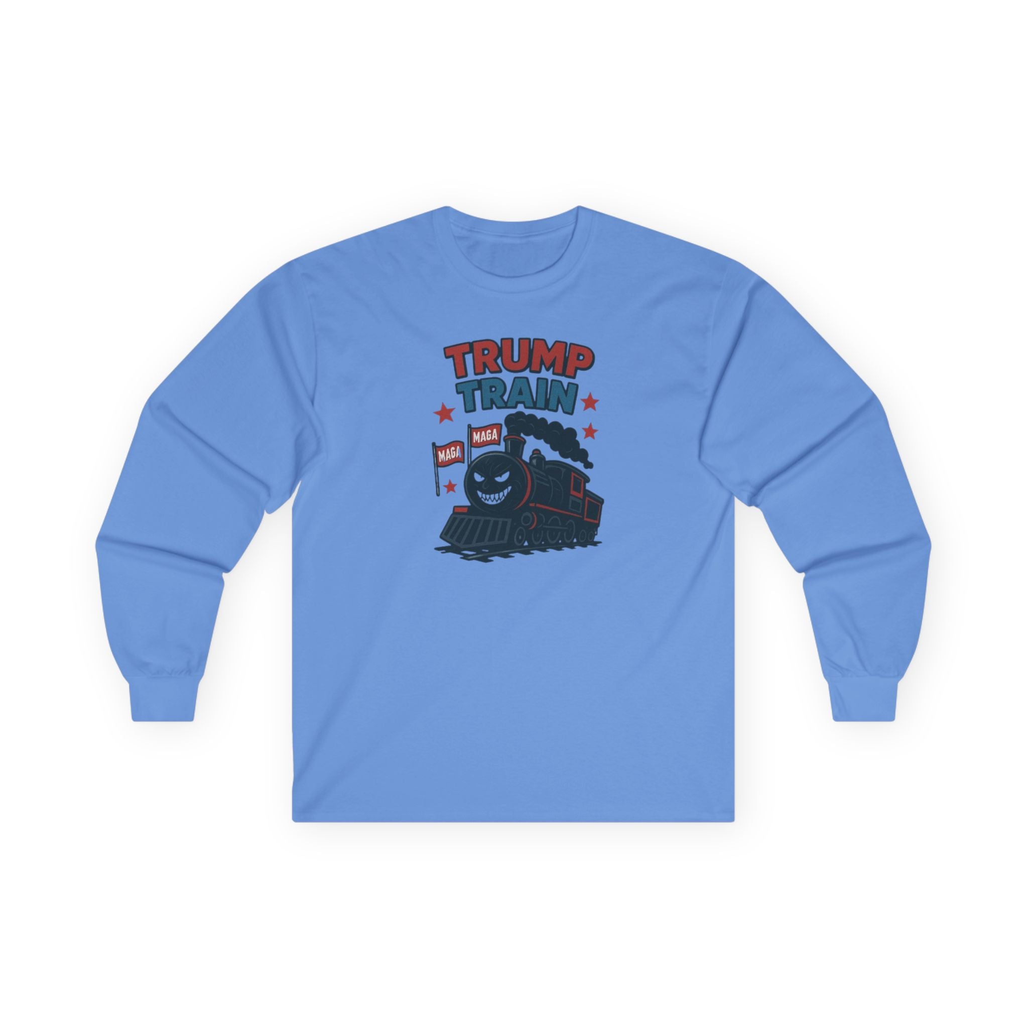 Unisex Ultra Cotton Long Sleeve Tee--"Trump Train"