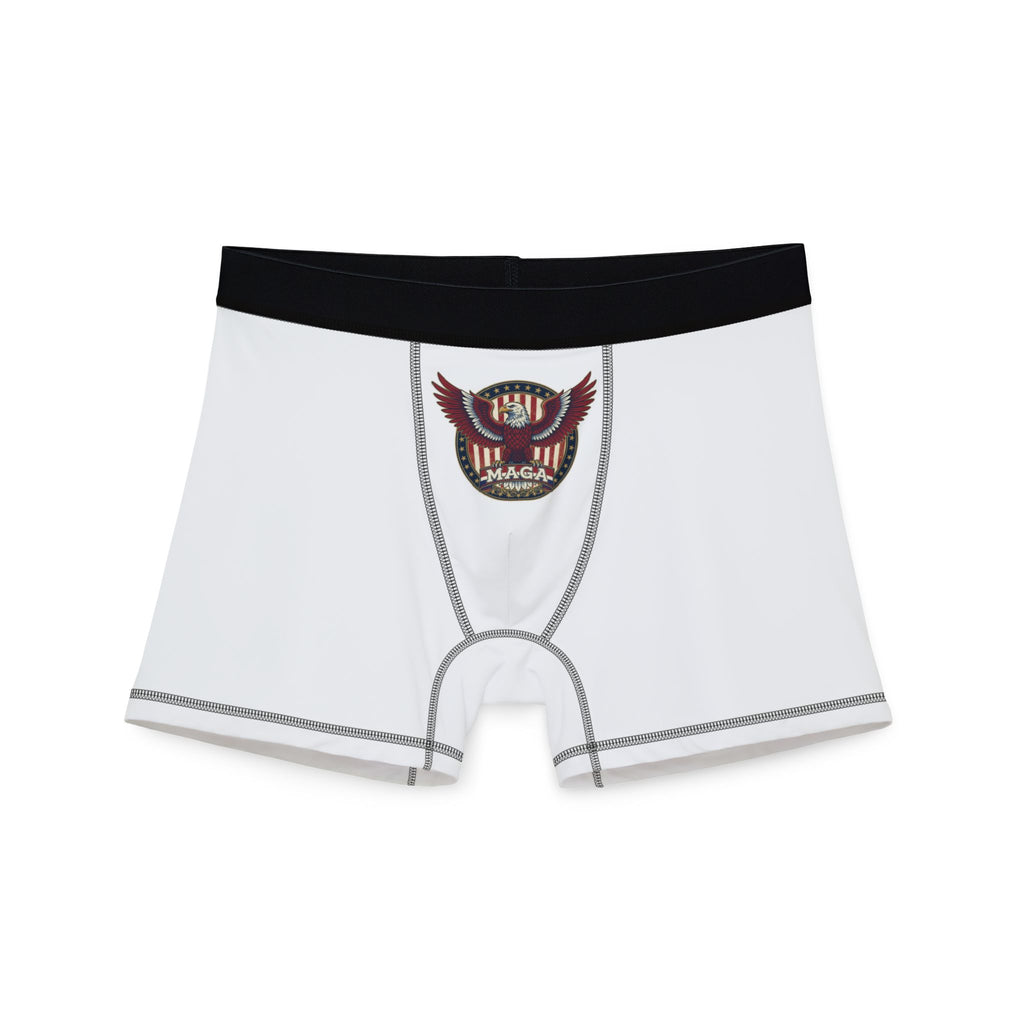 Men's Boxer Briefs with Eagle Crest Graphic