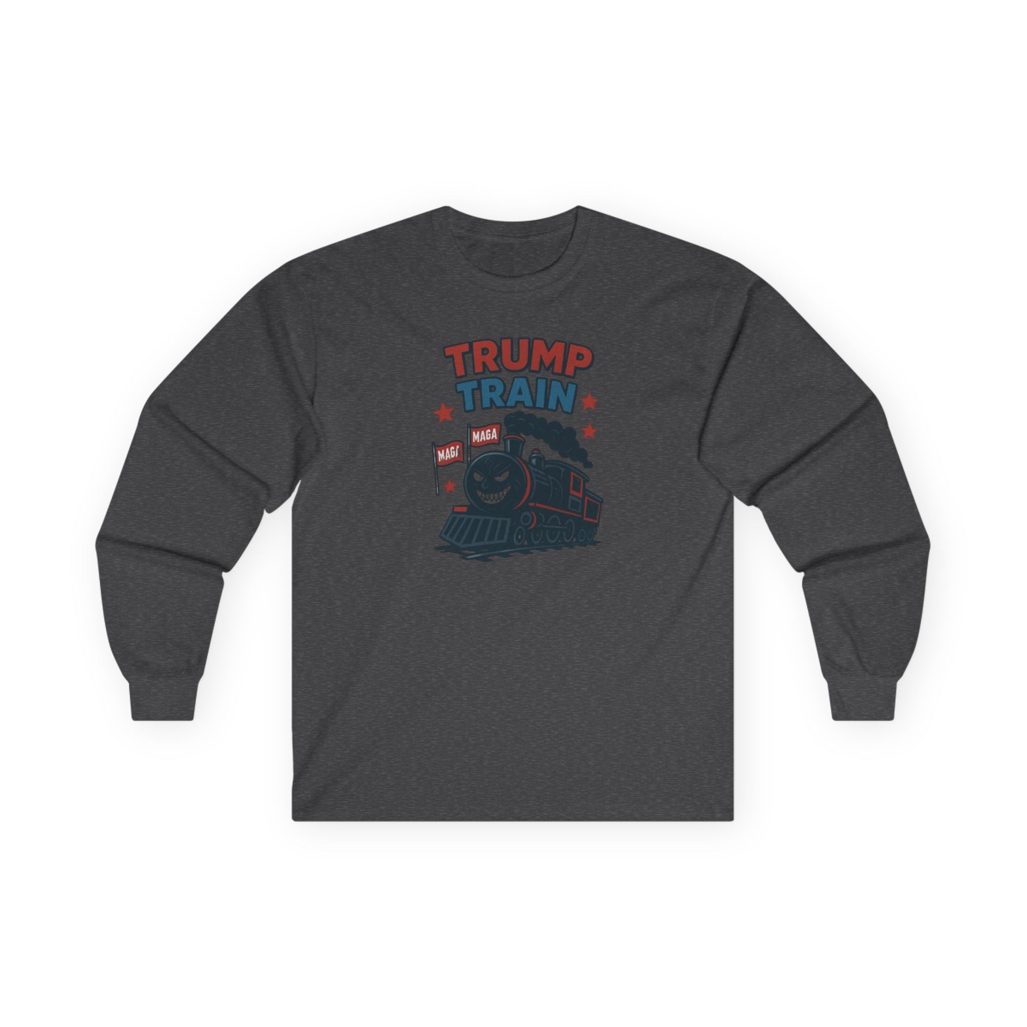 Unisex Ultra Cotton Long Sleeve Tee--"Trump Train"