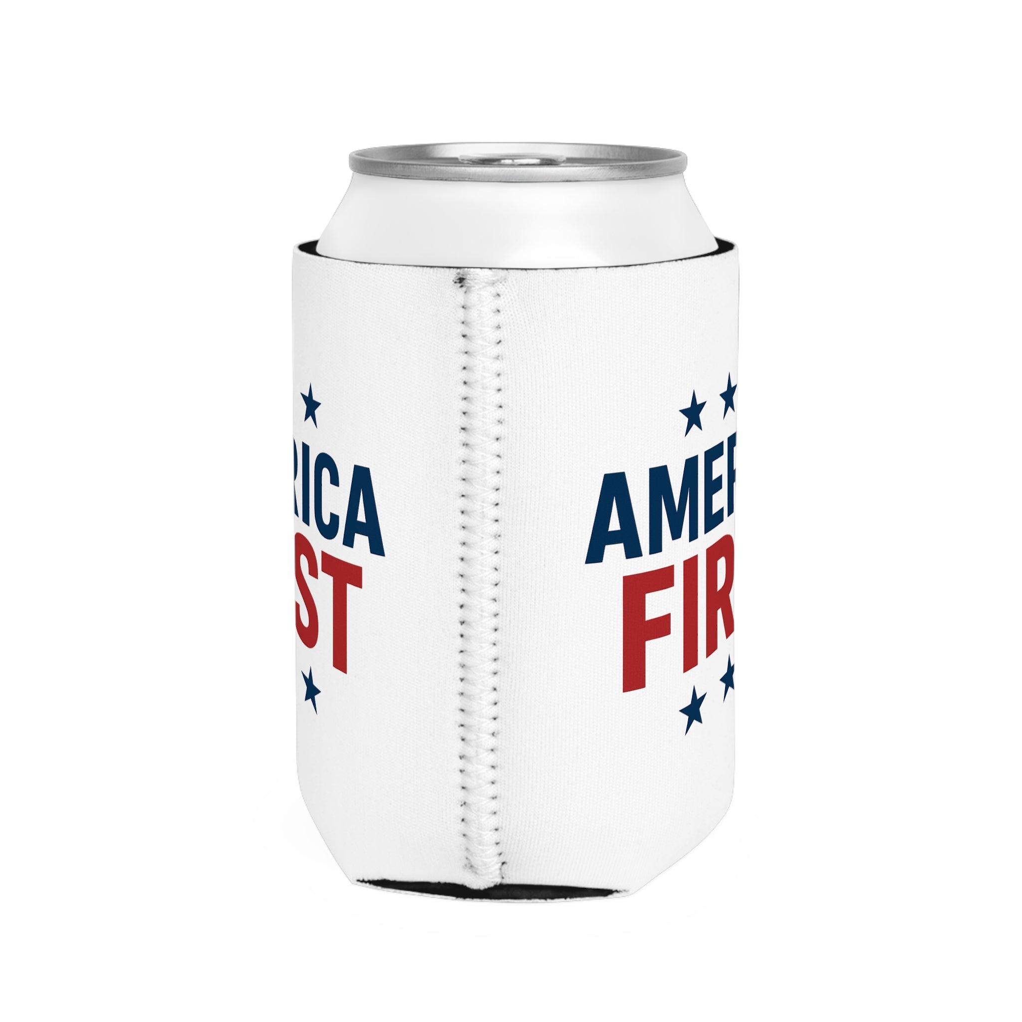 Can Cooler — "America First" Patriotic Beer Sleeve