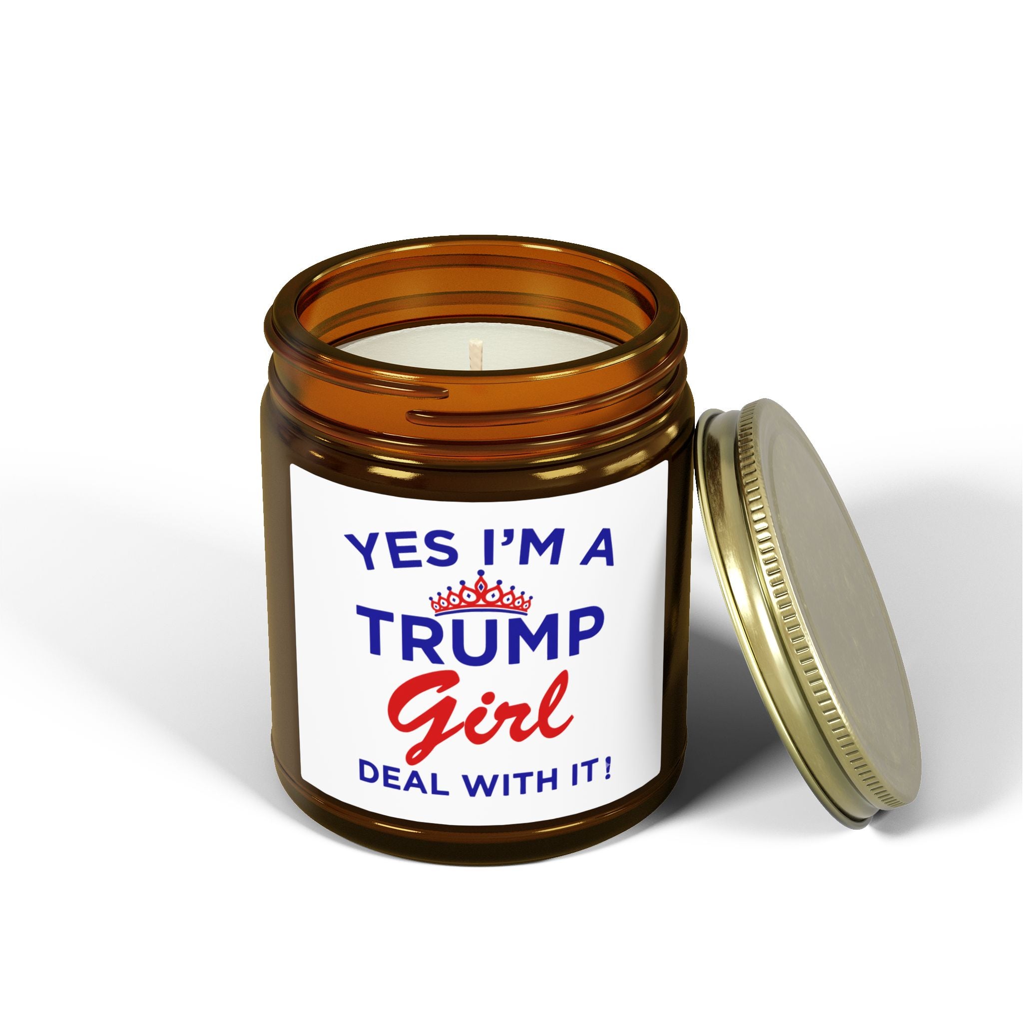 Trump Girl Scented Candle — Coconut Apricot Wax (4oz or 9oz)