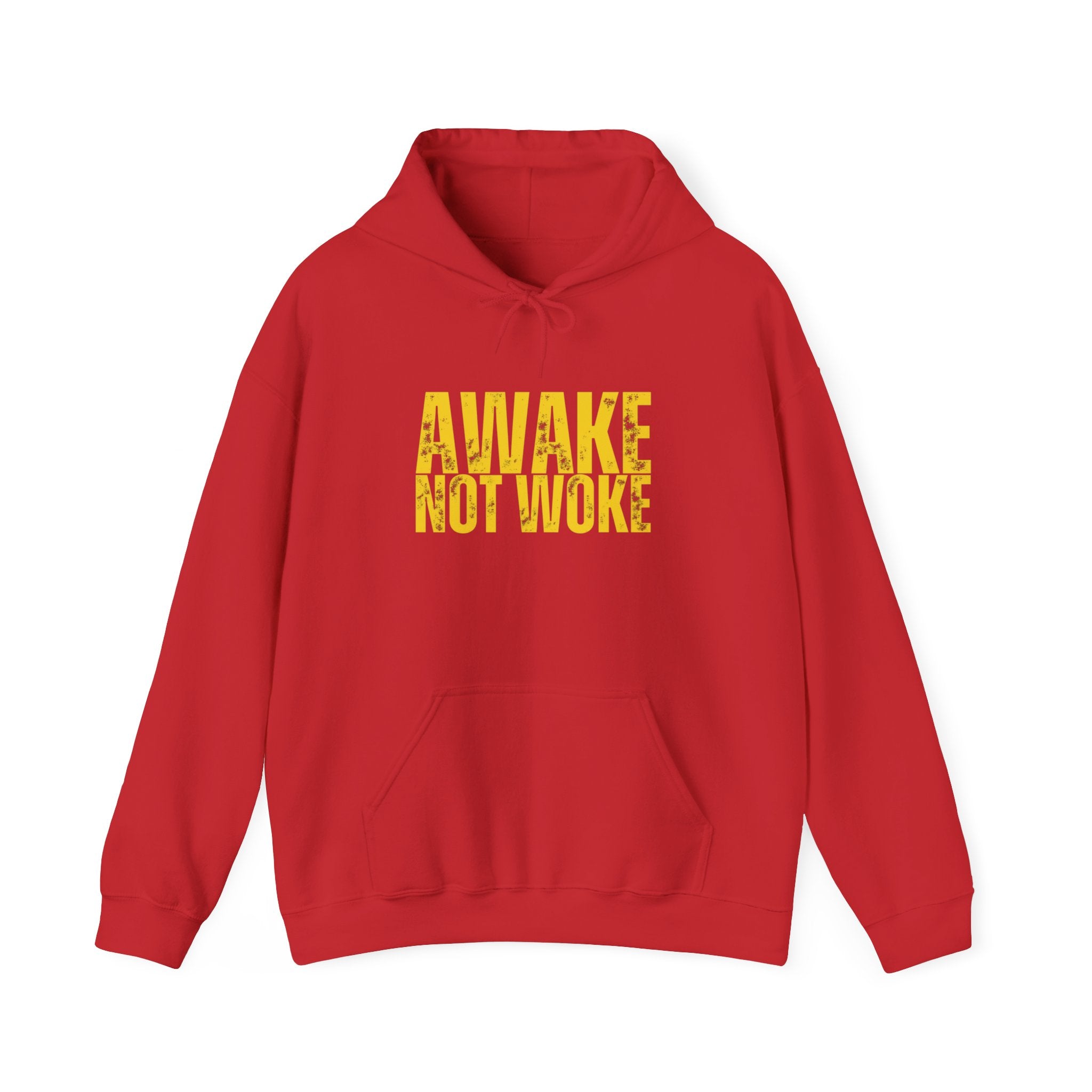 Unisex Heavy Blend™ Hooded Sweatshirt--"Awake Not Woke"