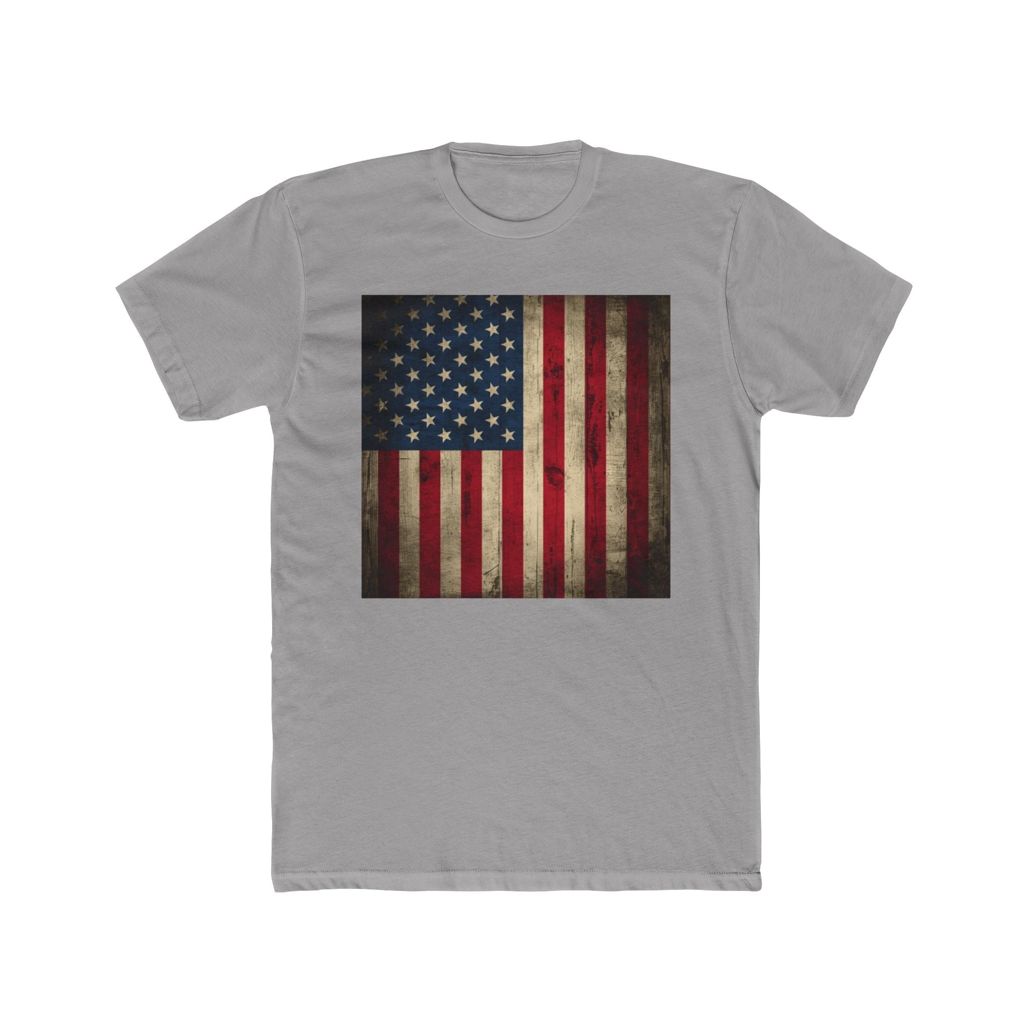 Vintage American Flag T-Shirt — Distressed USA Graphic Tee