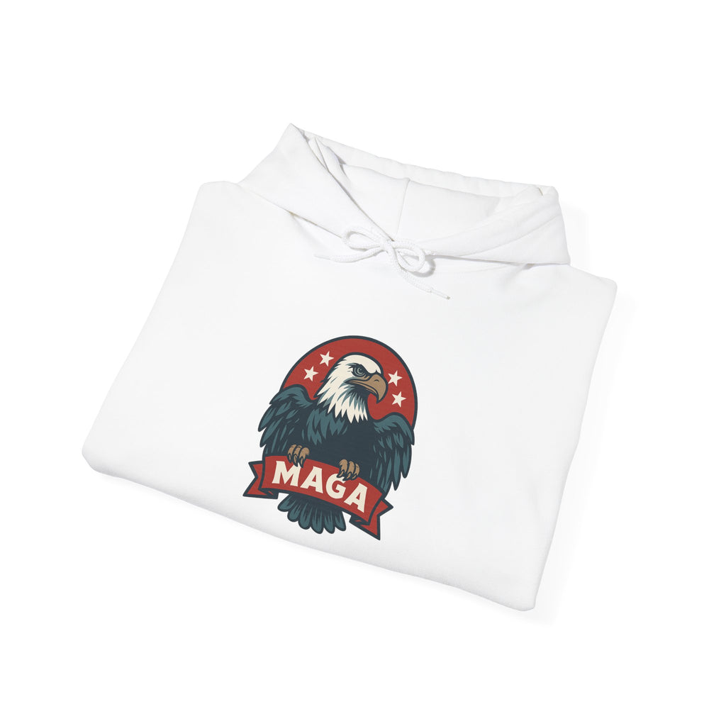 MAGA Eagle Hoodie — Patriotic American Flag Graphic Sweatshirt