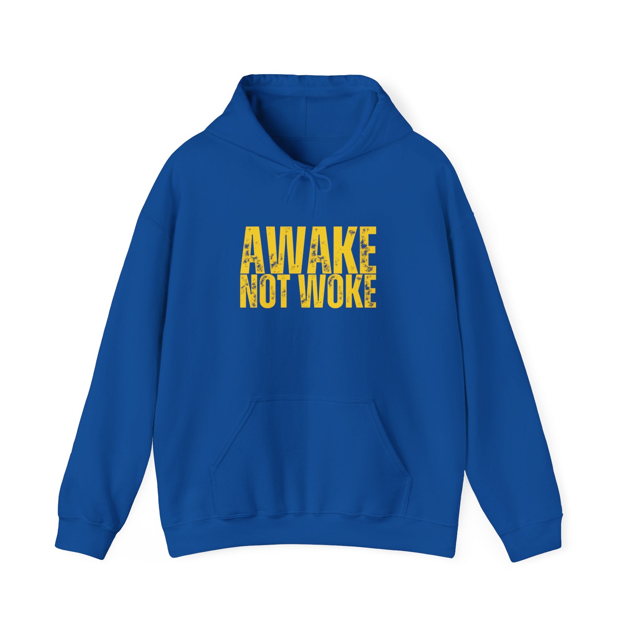 Unisex Heavy Blend™ Hooded Sweatshirt--"Awake Not Woke"