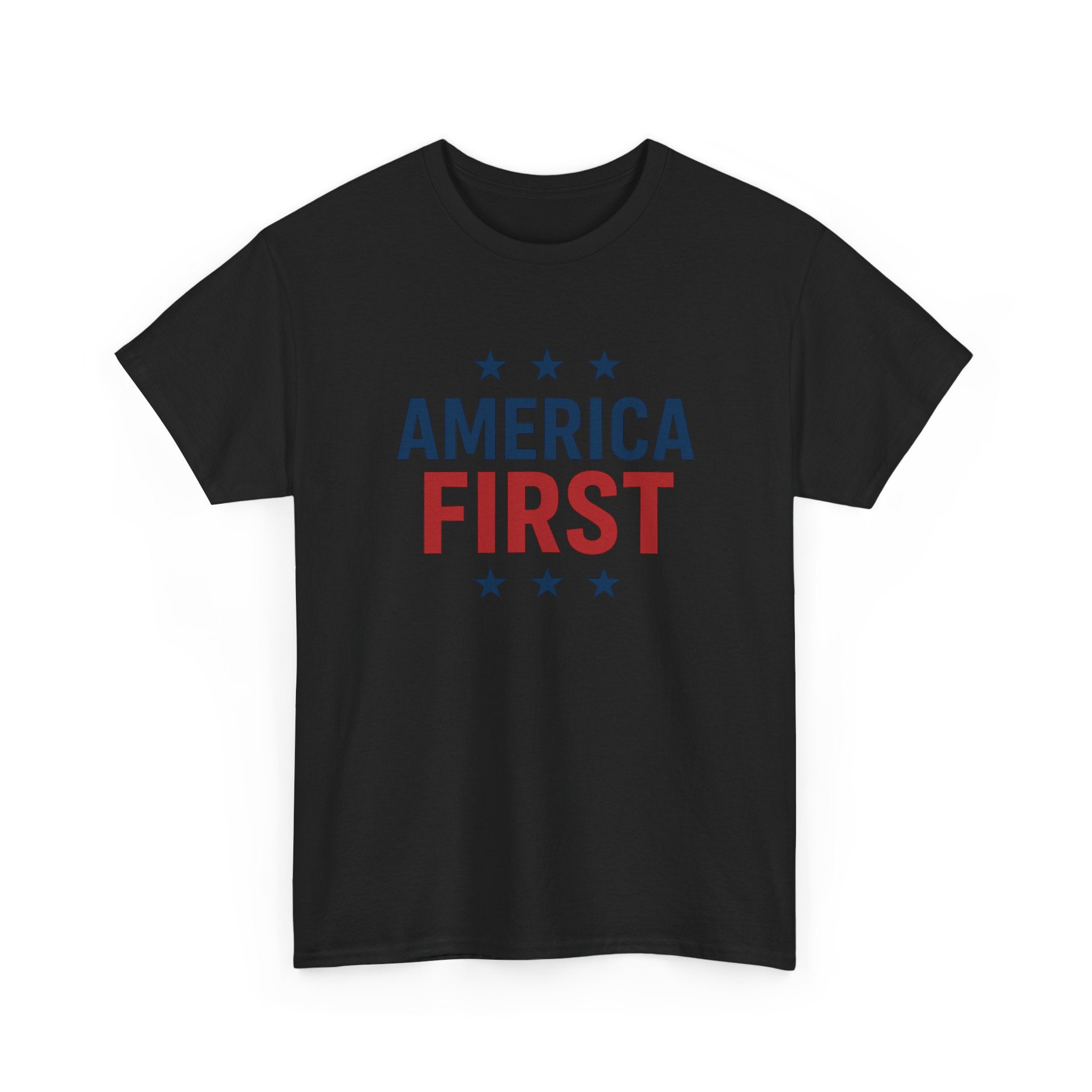 T-Shirt — "America First" Patriotic Graphic Tee