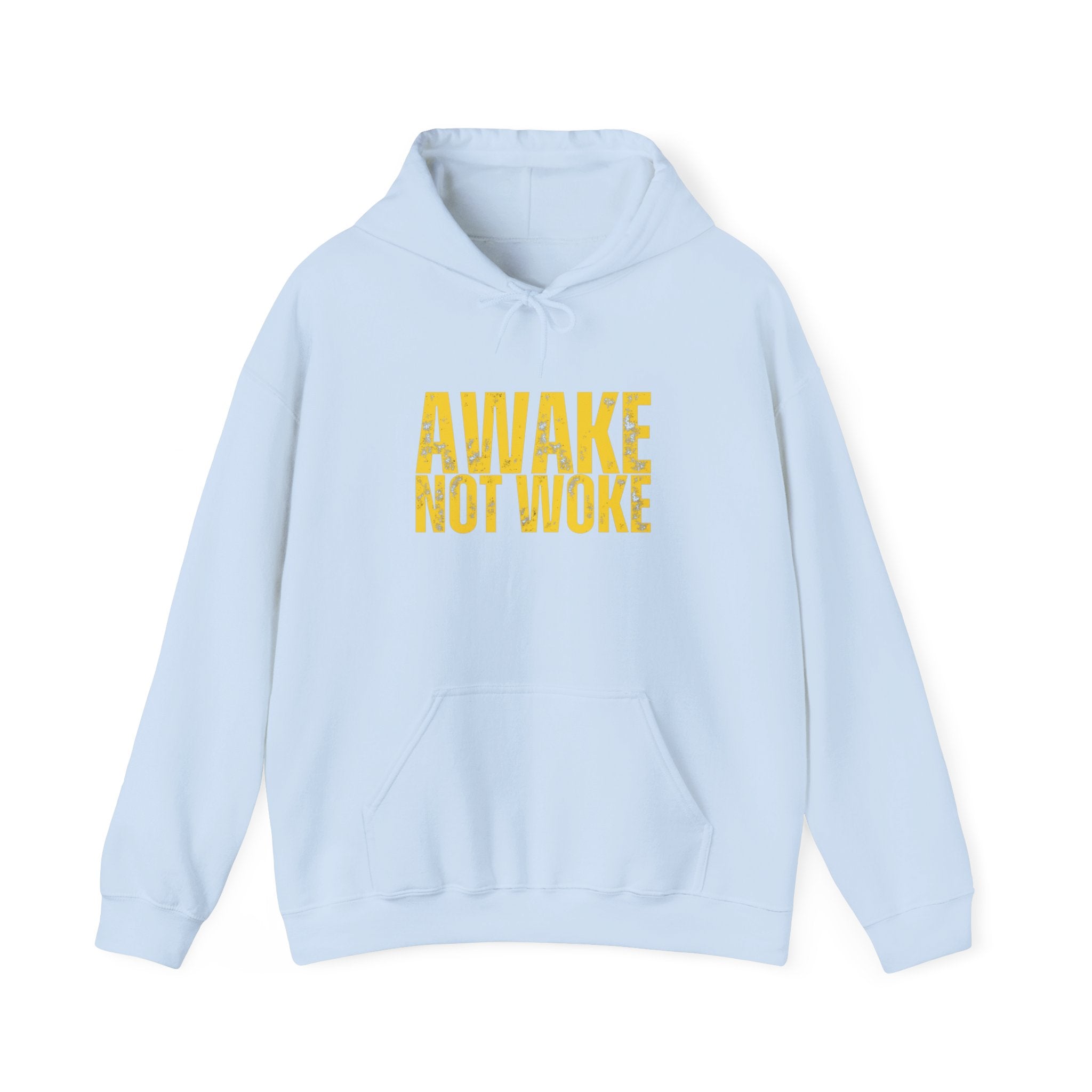 Unisex Heavy Blend™ Hooded Sweatshirt--"Awake Not Woke"