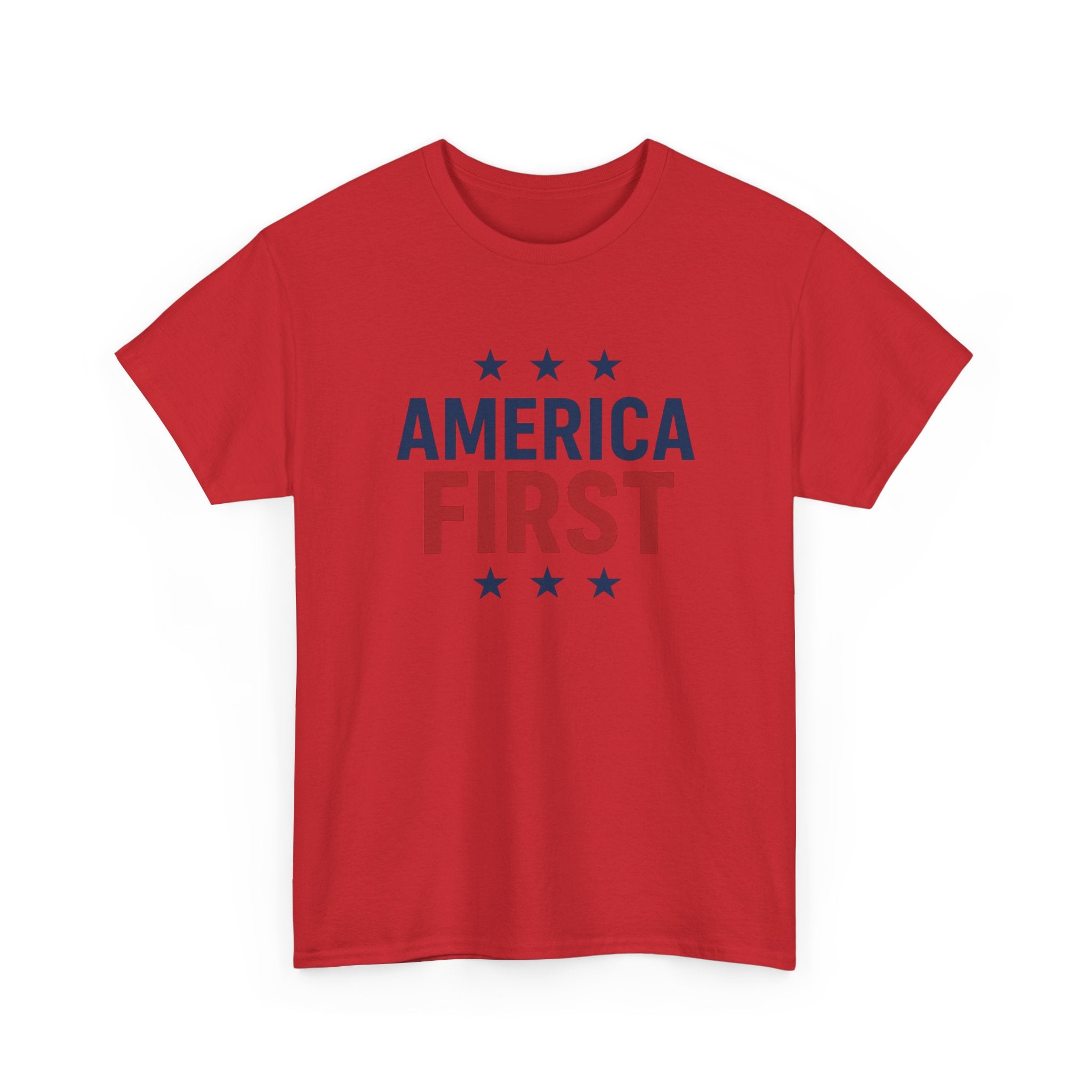 T-Shirt — "America First" Patriotic Graphic Tee