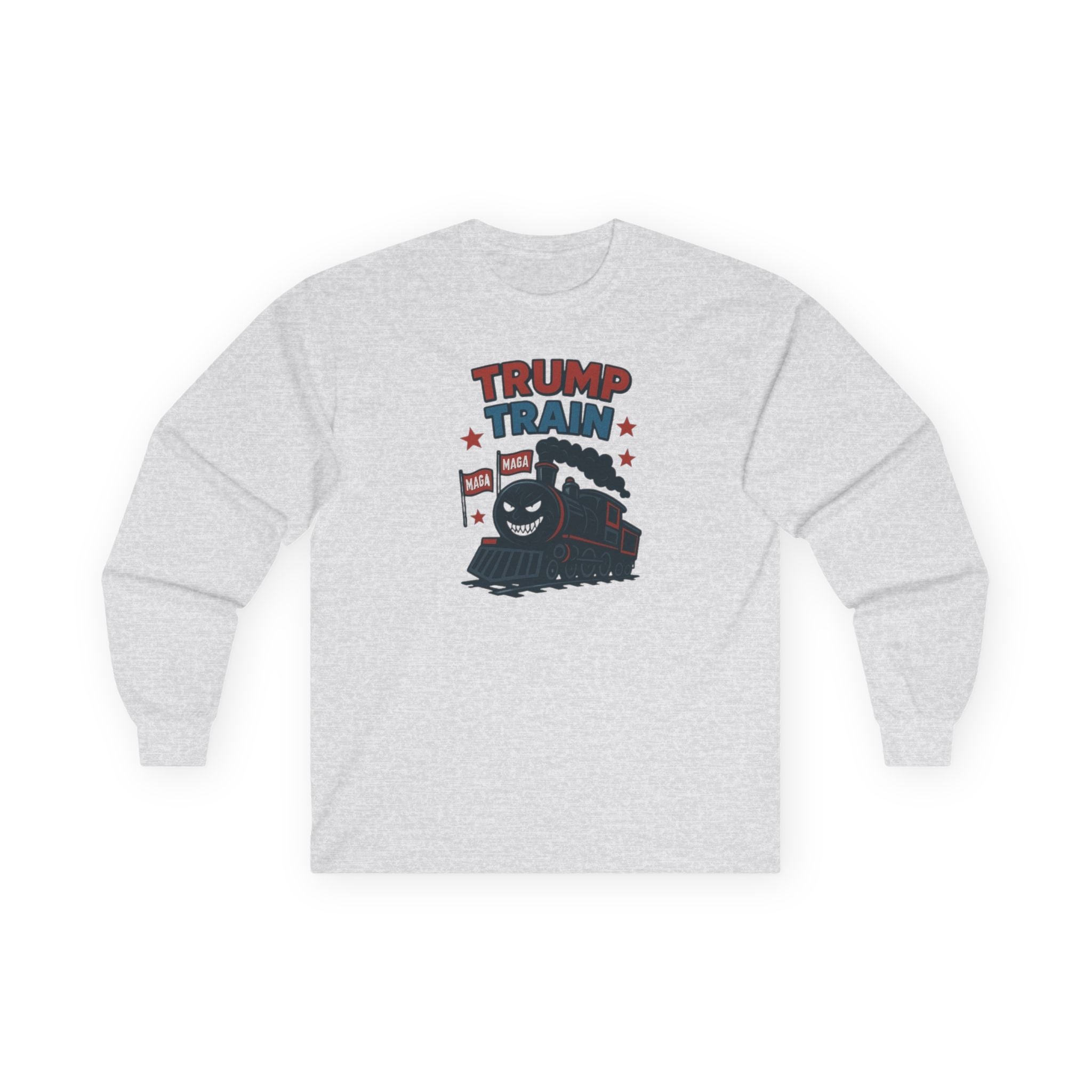 Unisex Ultra Cotton Long Sleeve Tee--"Trump Train"