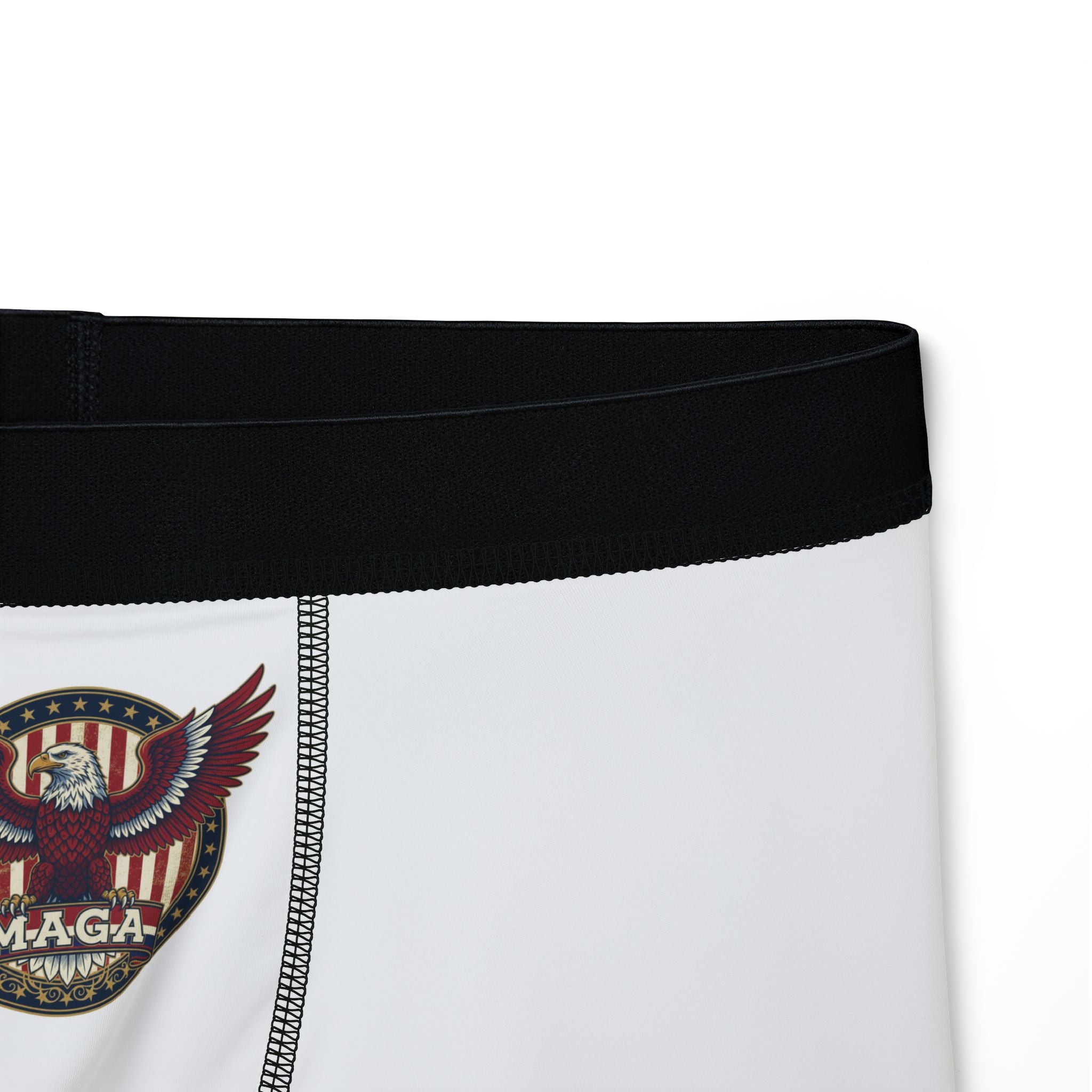 Men's Boxer Briefs with Eagle Crest Graphic