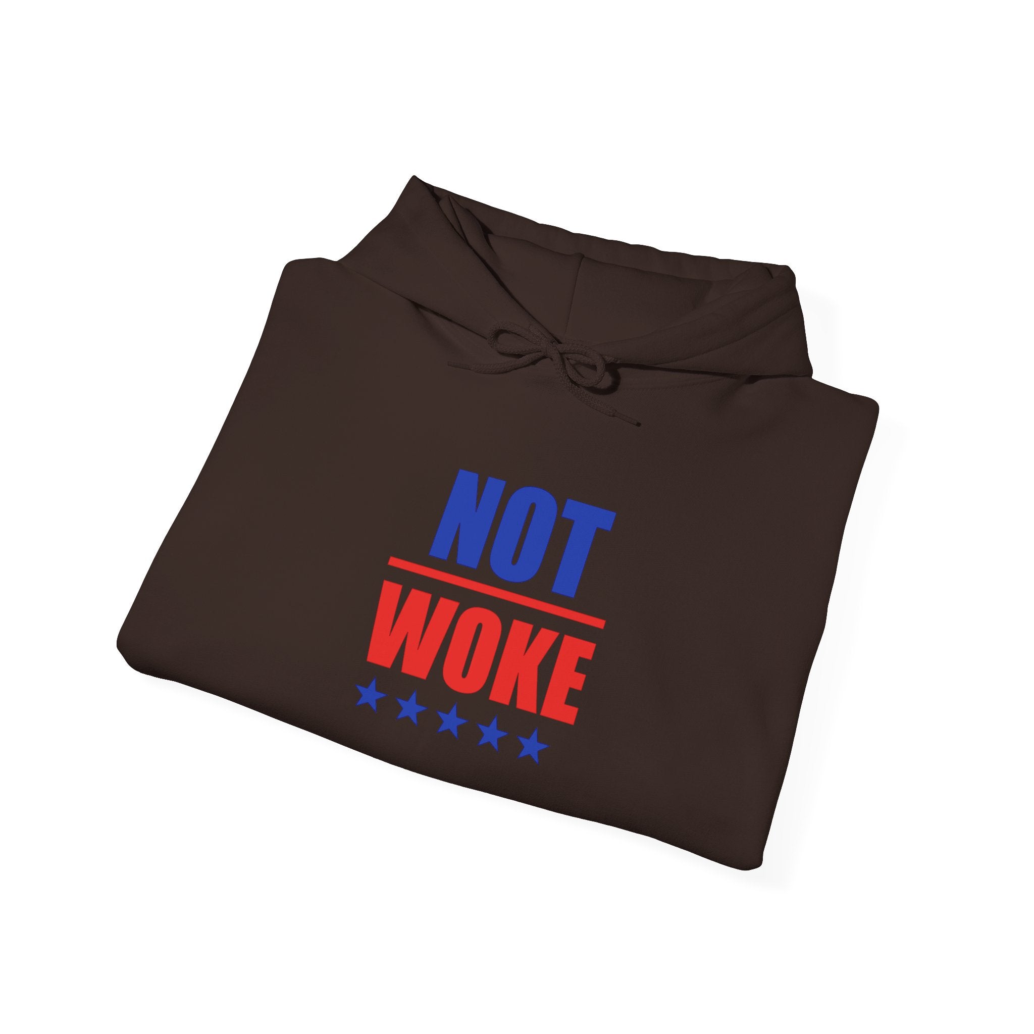 Unisex "Not Woke" Hoodie with Stars