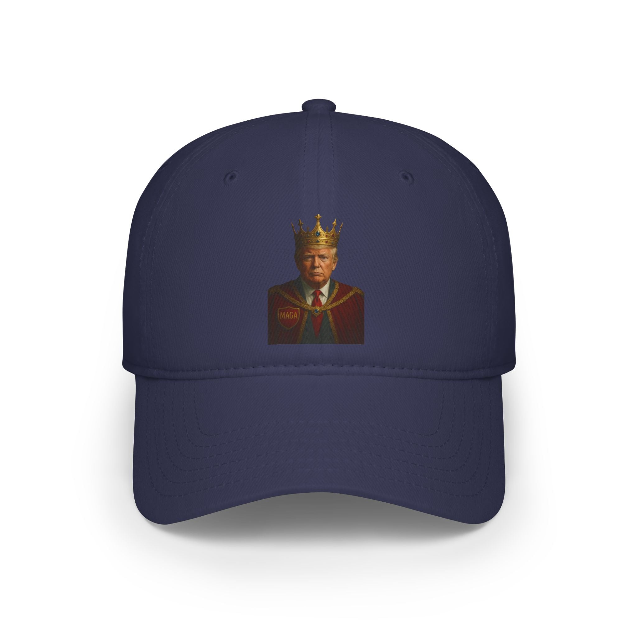 "King Trump" Crowned Portrait Baseball Cap