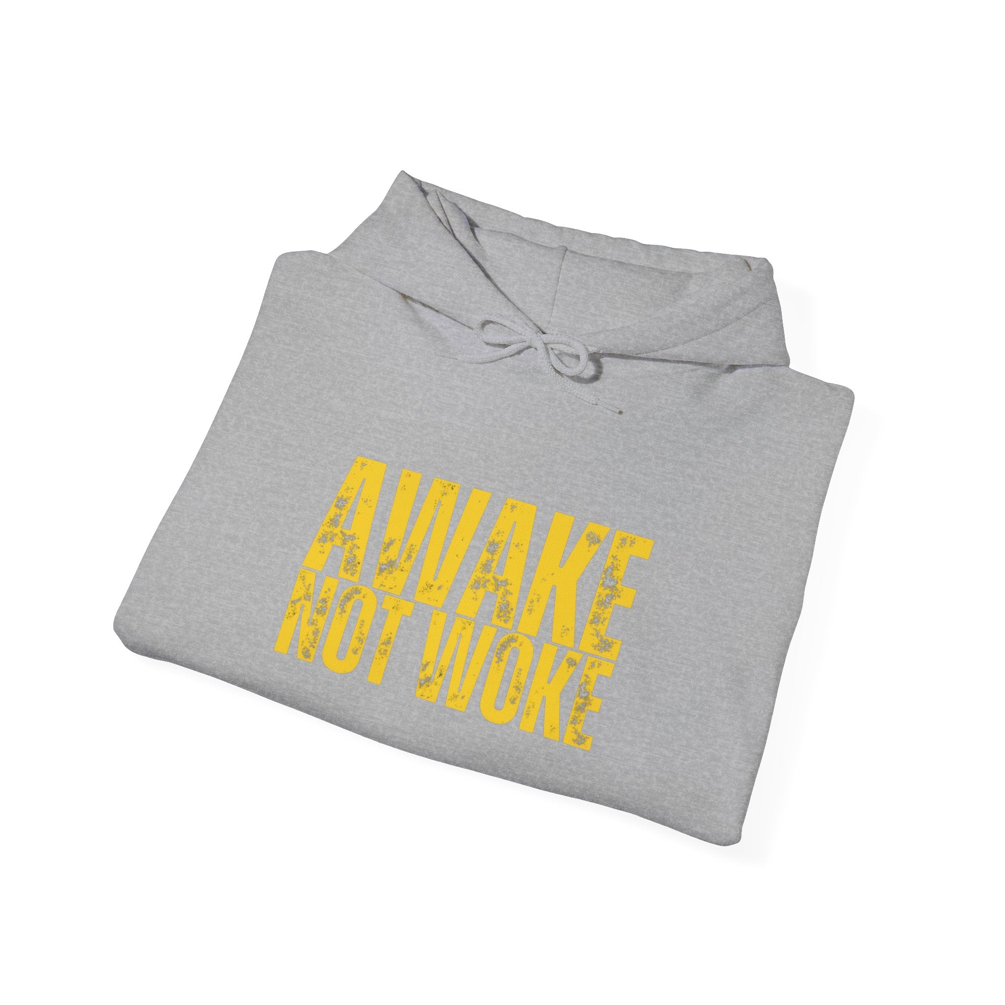 Unisex Heavy Blend™ Hooded Sweatshirt--"Awake Not Woke"