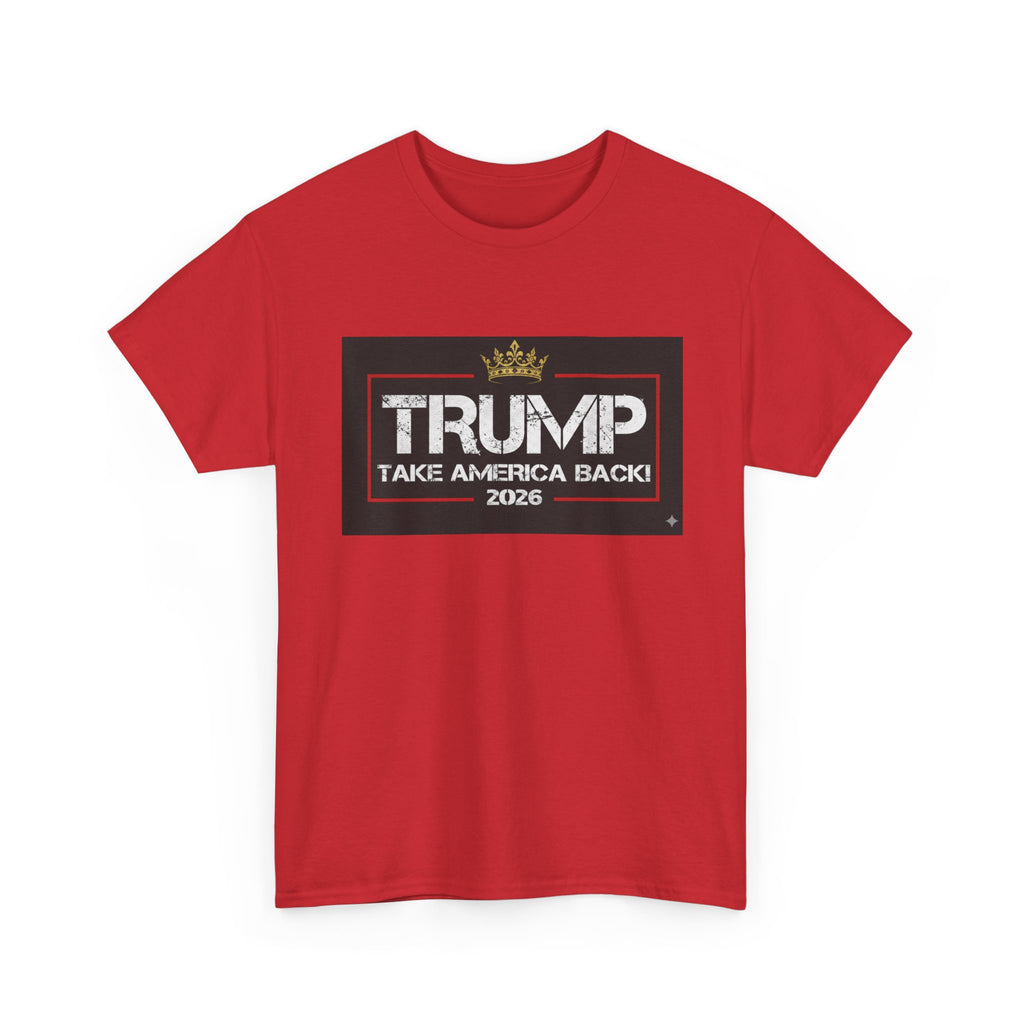 Political Tee — "TRUMP Take America Back 2026" Graphic T-Shirt