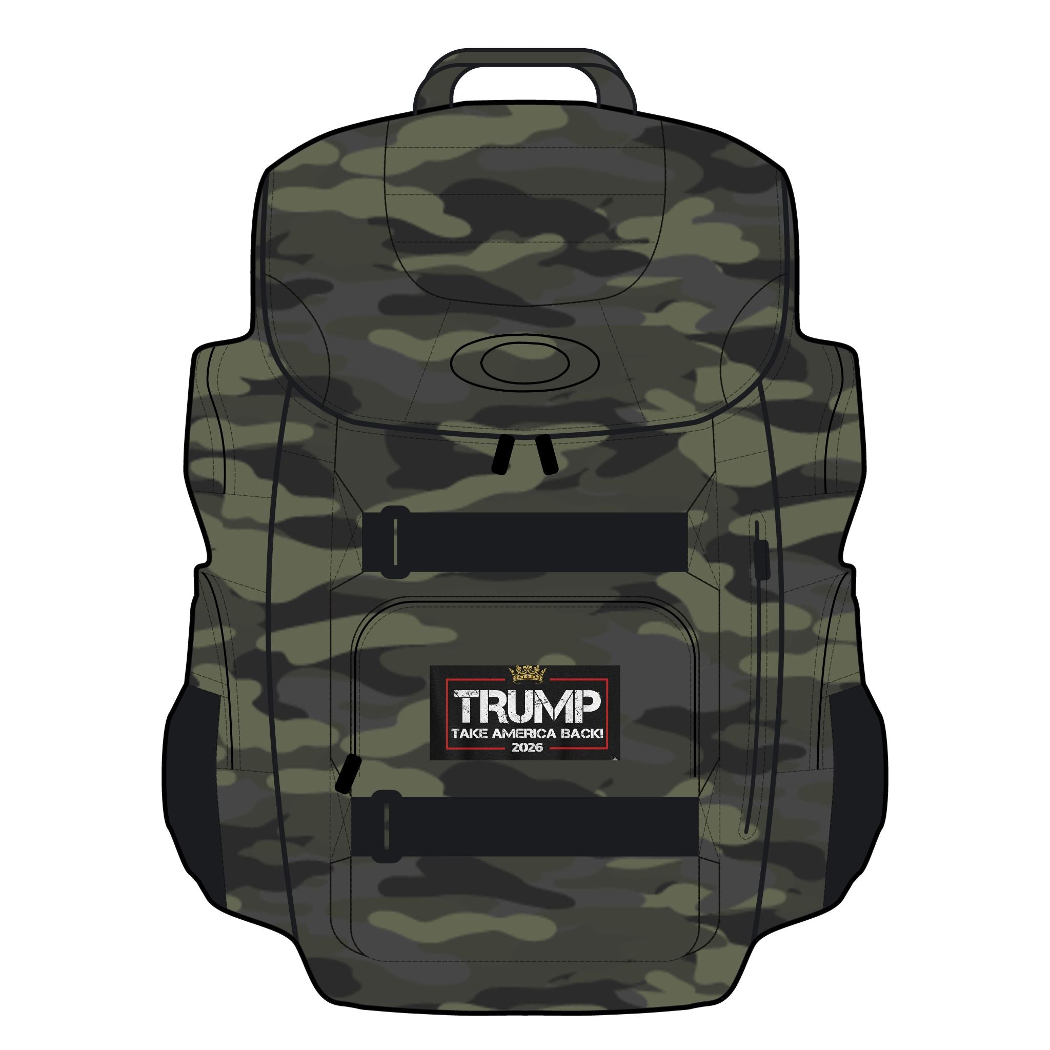 Enduro 2.0 30L Backpack — Trump Patch Tactical Daypack (Camo or Black)