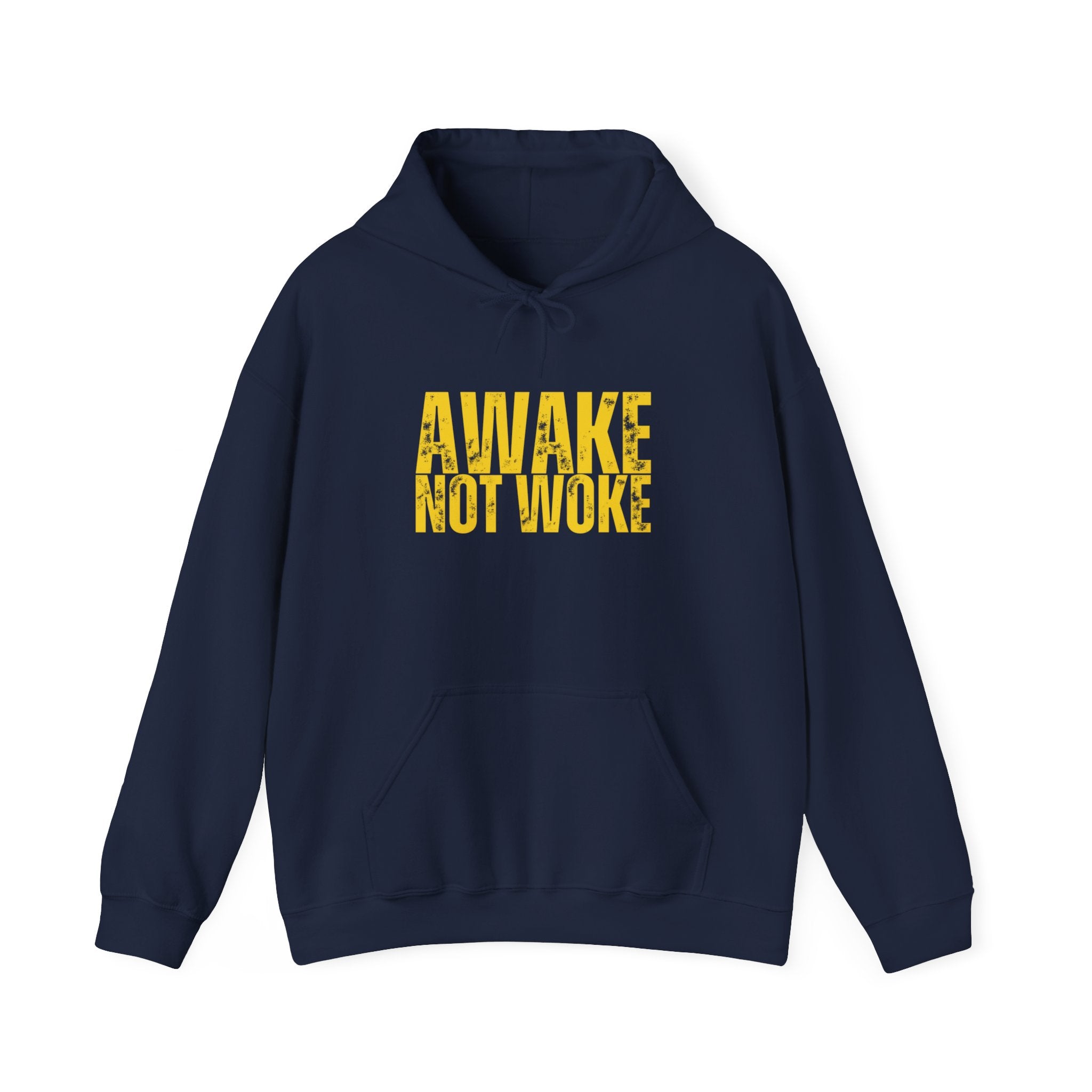 Unisex Heavy Blend™ Hooded Sweatshirt--"Awake Not Woke"