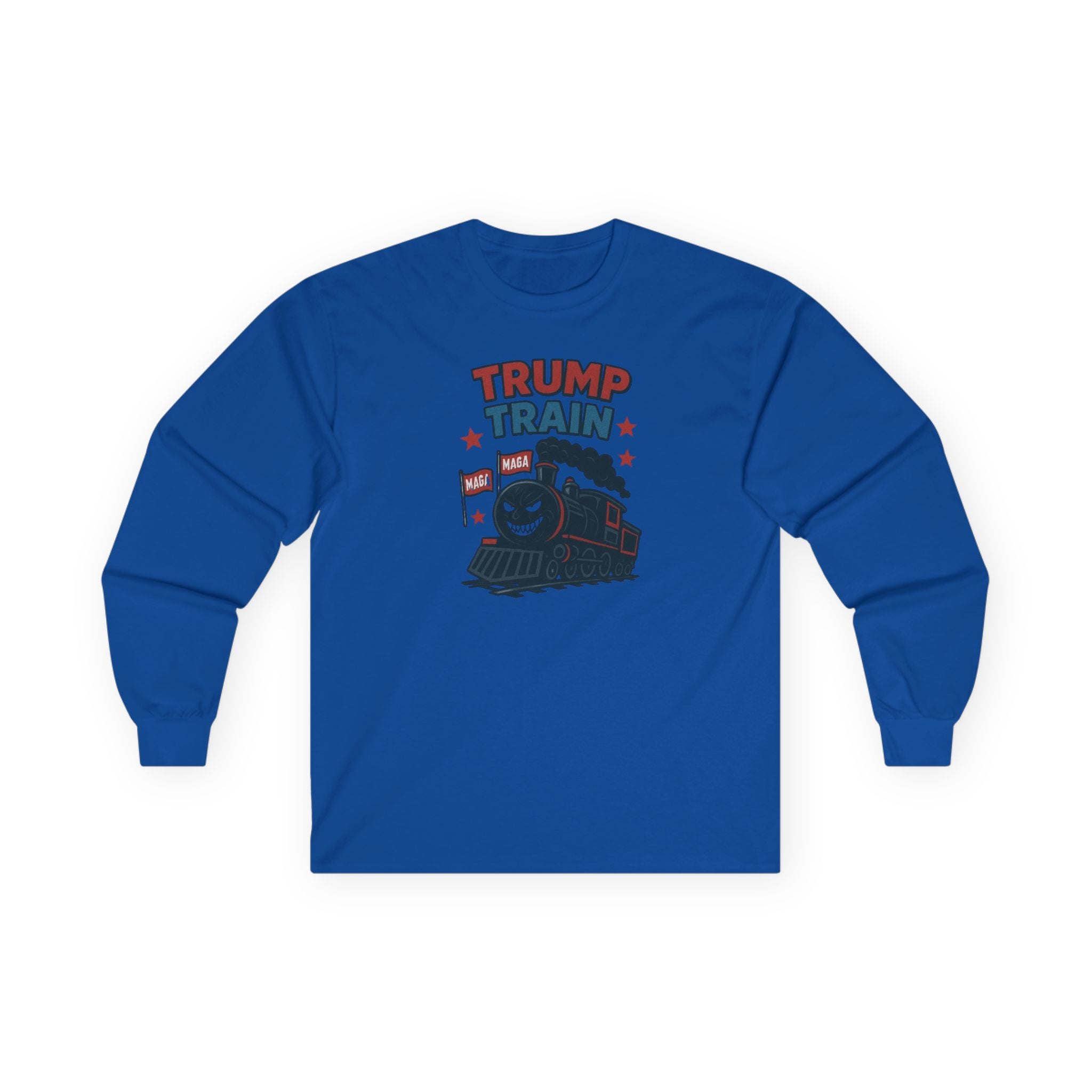 Unisex Ultra Cotton Long Sleeve Tee--"Trump Train"