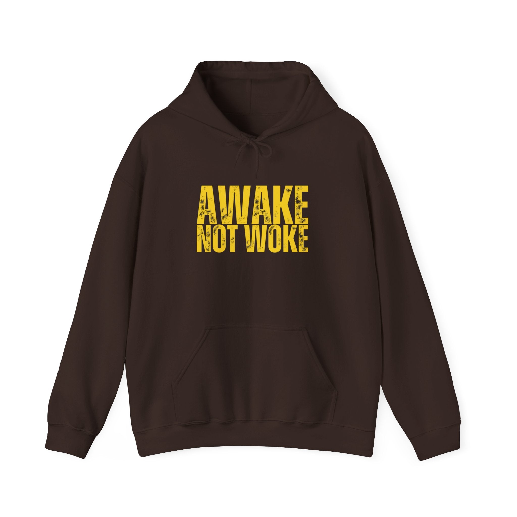 Unisex Heavy Blend™ Hooded Sweatshirt--"Awake Not Woke"