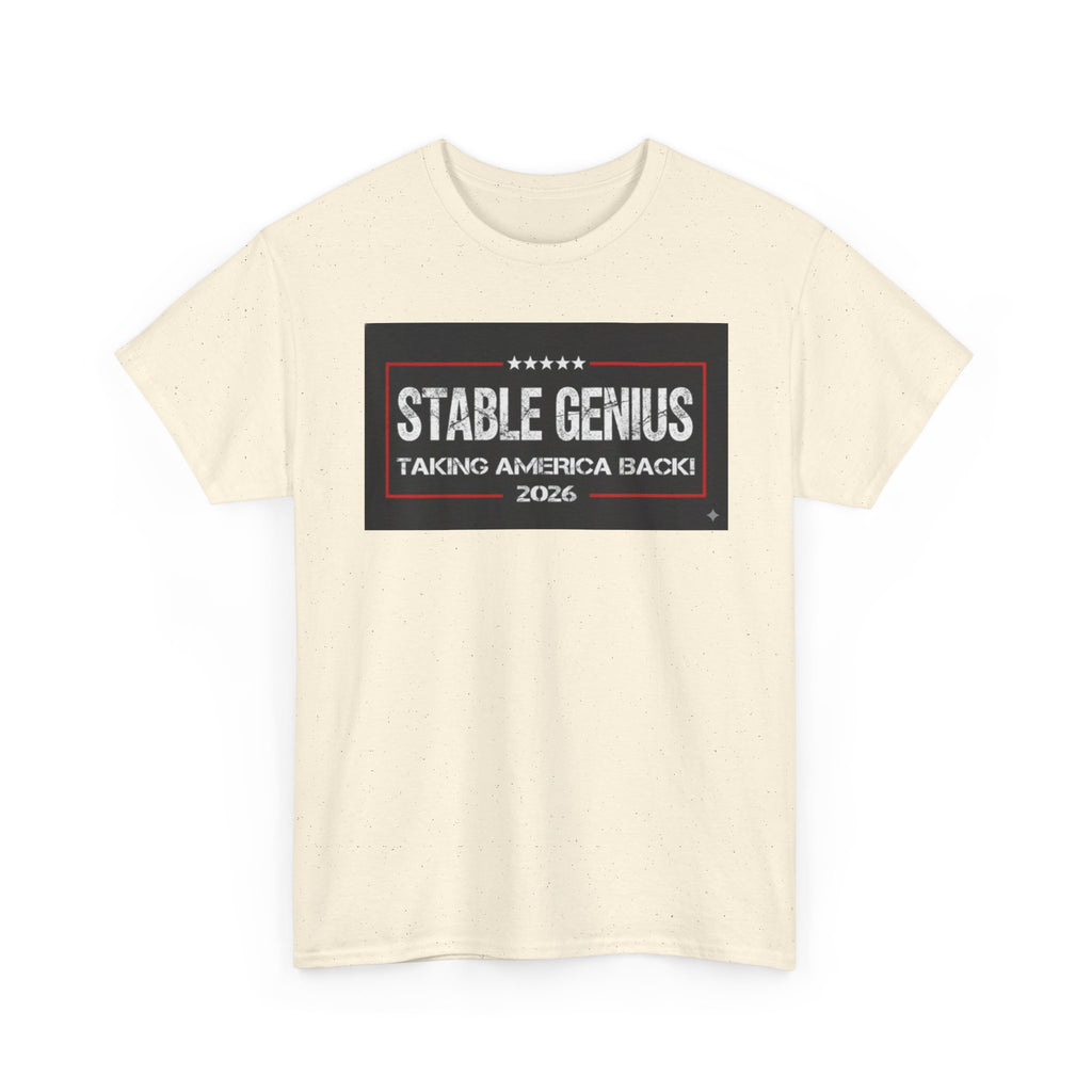 Unisex Heavy Cotton Tee--"Stable Genius: Taking America Back"