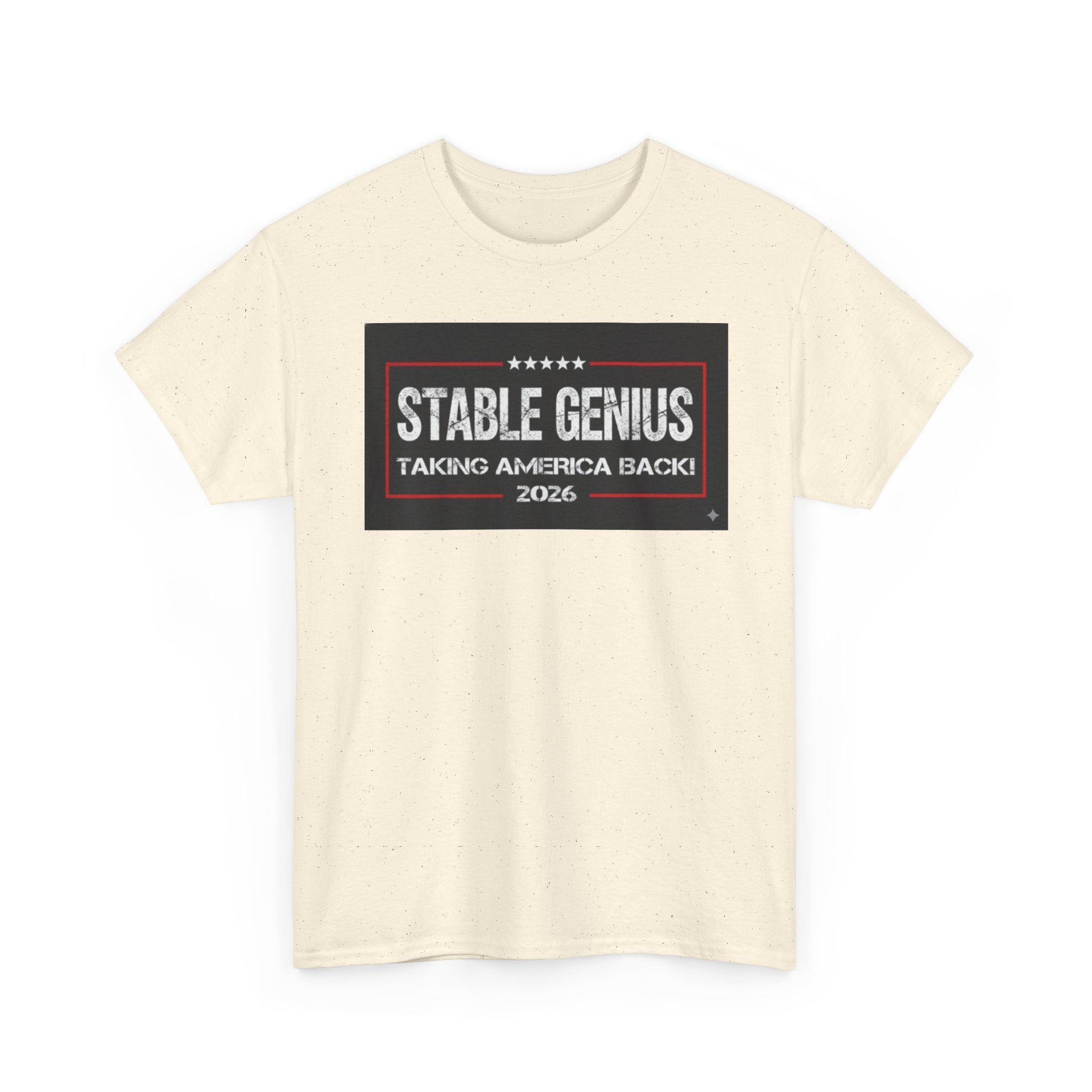 Unisex Heavy Cotton Tee--"Stable Genius: Taking America Back"