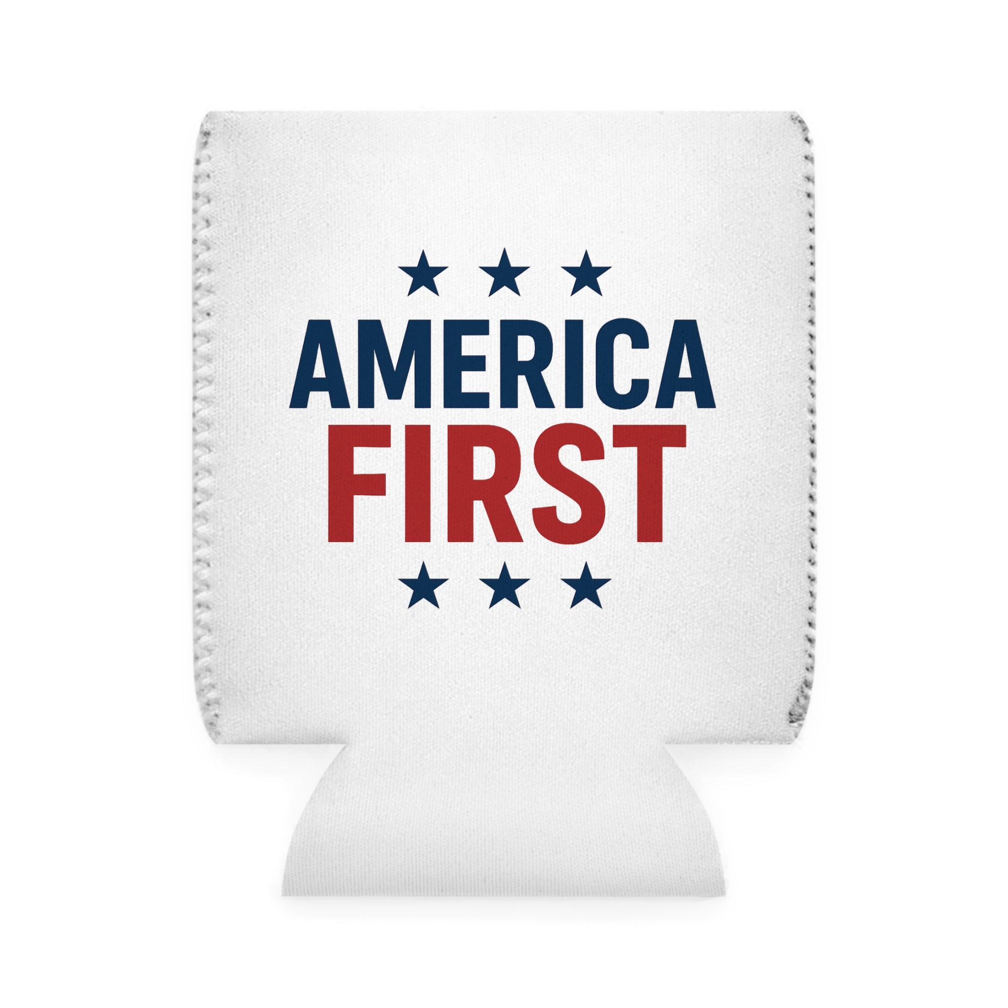 Can Cooler — "America First" Patriotic Beer Sleeve