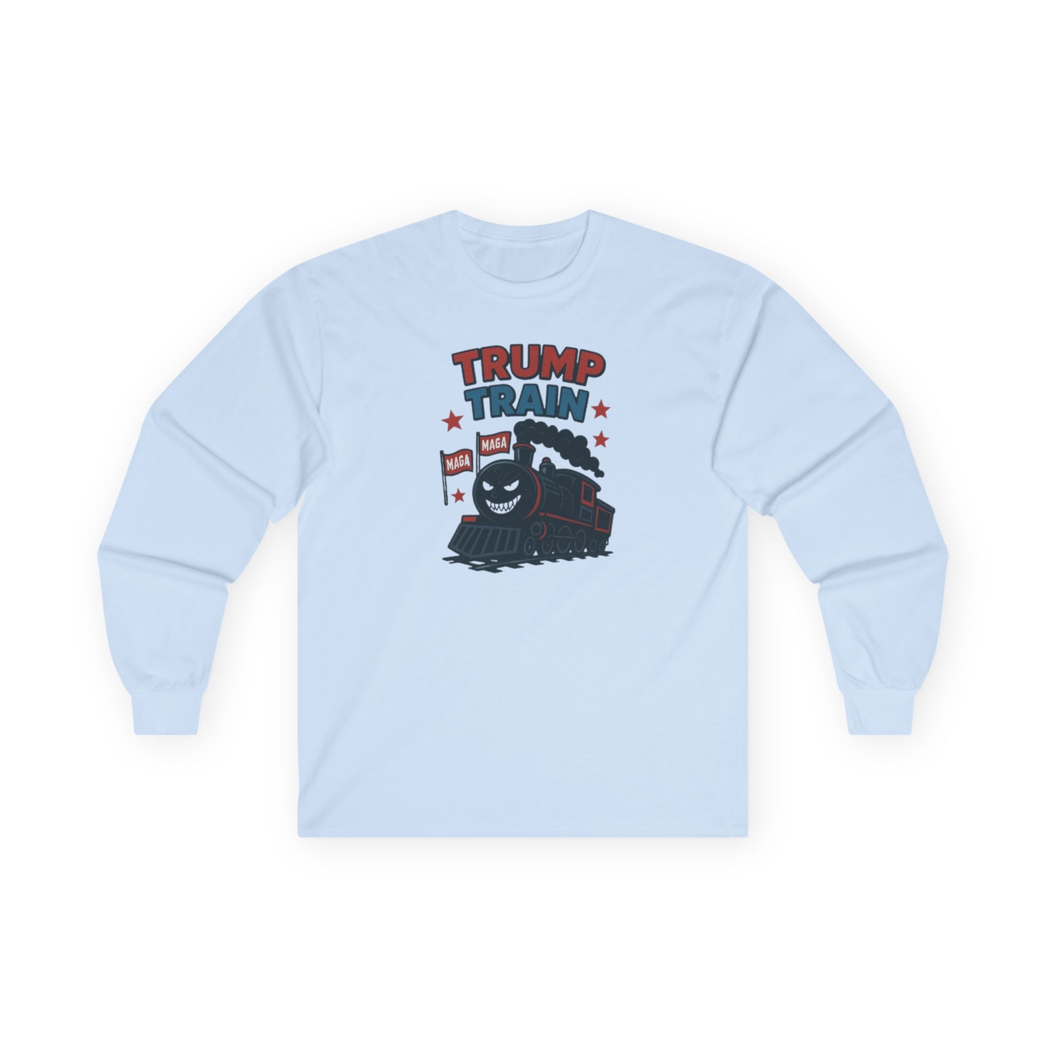 Unisex Ultra Cotton Long Sleeve Tee--"Trump Train"