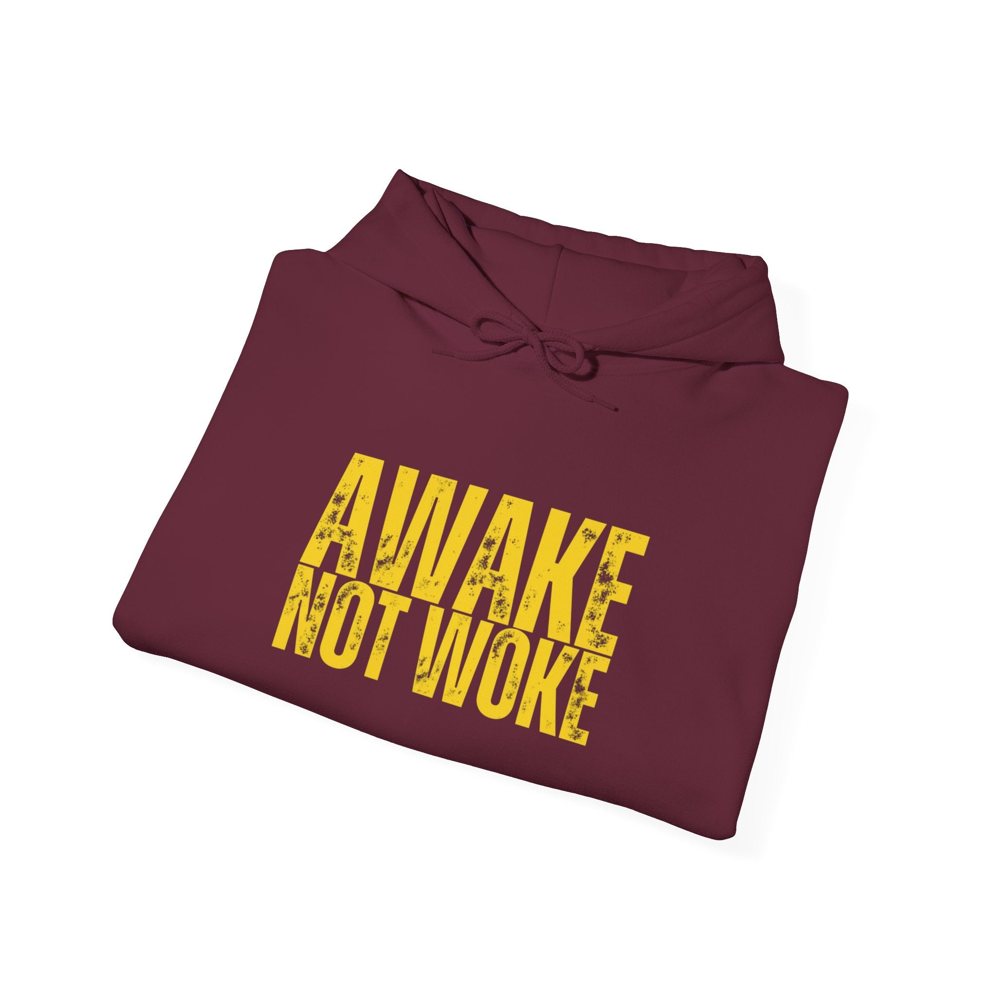 Unisex Heavy Blend™ Hooded Sweatshirt--"Awake Not Woke"