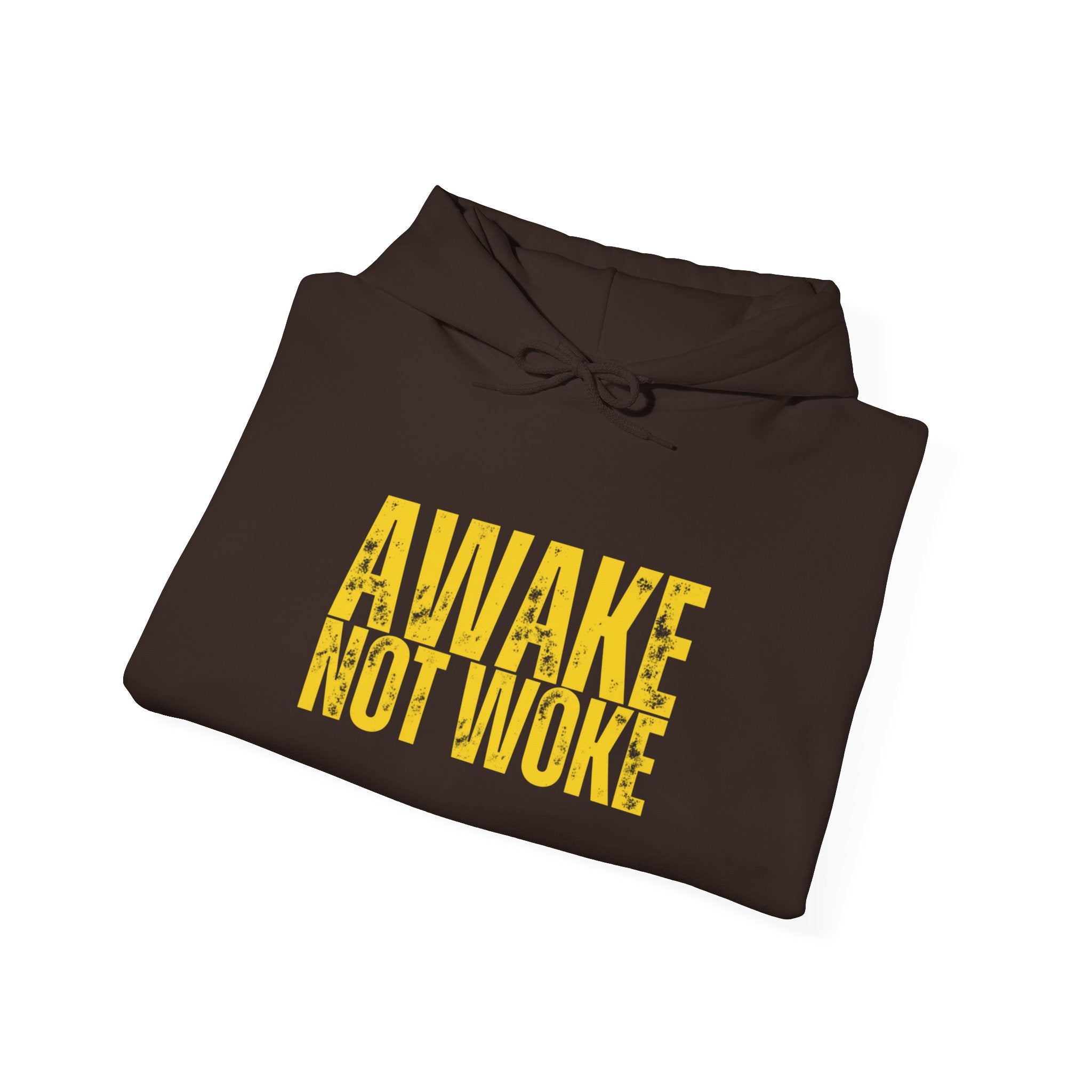 Unisex Heavy Blend™ Hooded Sweatshirt--"Awake Not Woke"
