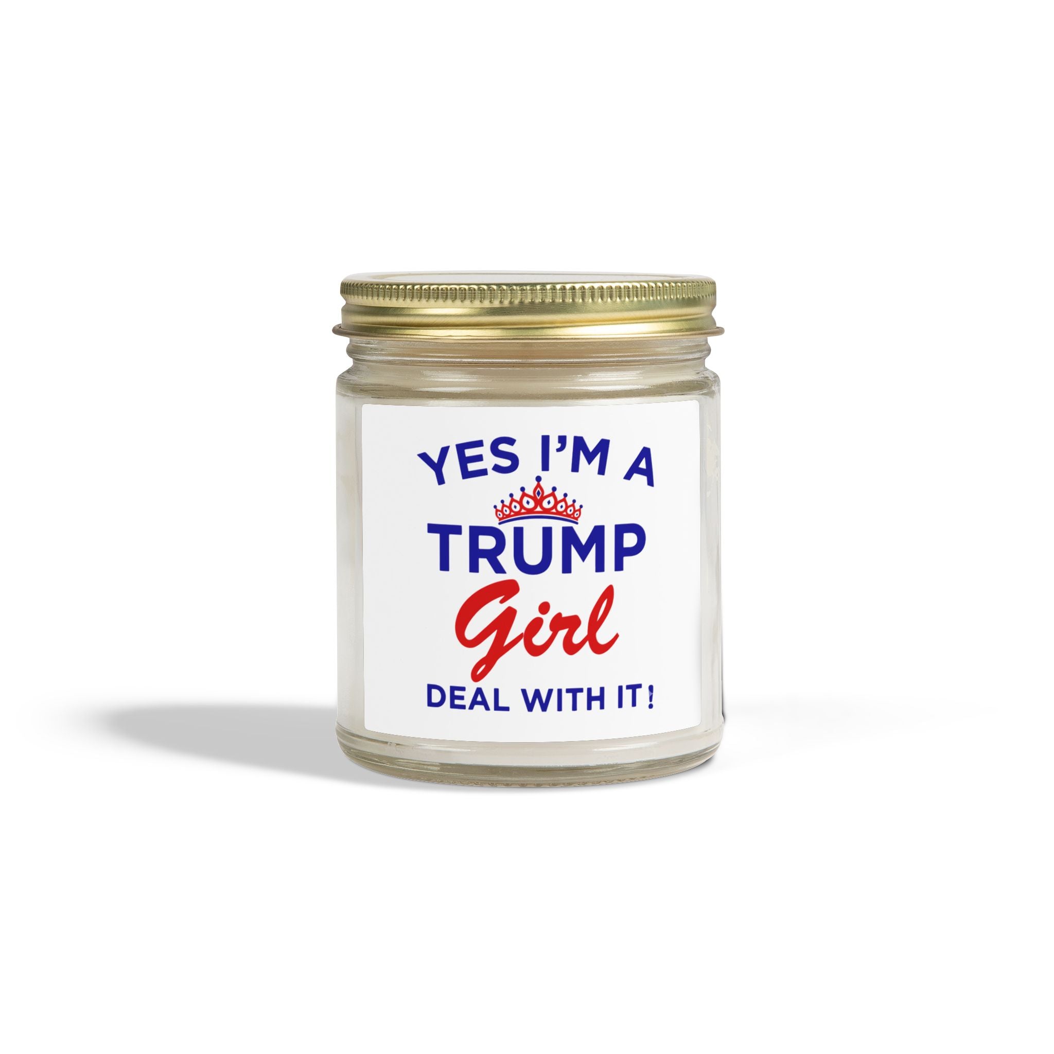 Trump Girl Scented Candle — Coconut Apricot Wax (4oz or 9oz)