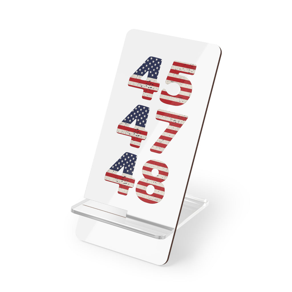 Patriotic Number Phone Stand – 45748 American Flag Mobile Display