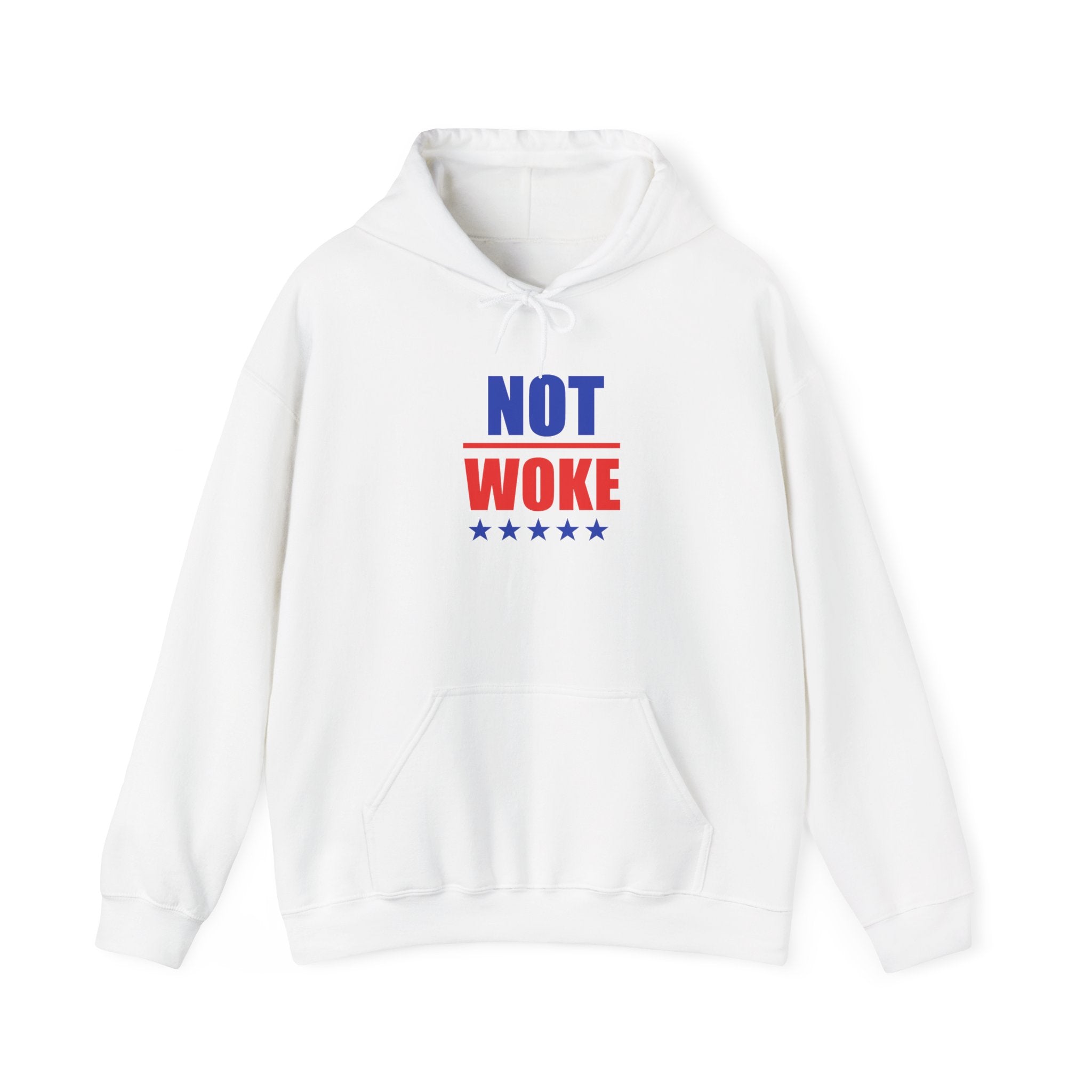 Unisex "Not Woke" Hoodie with Stars