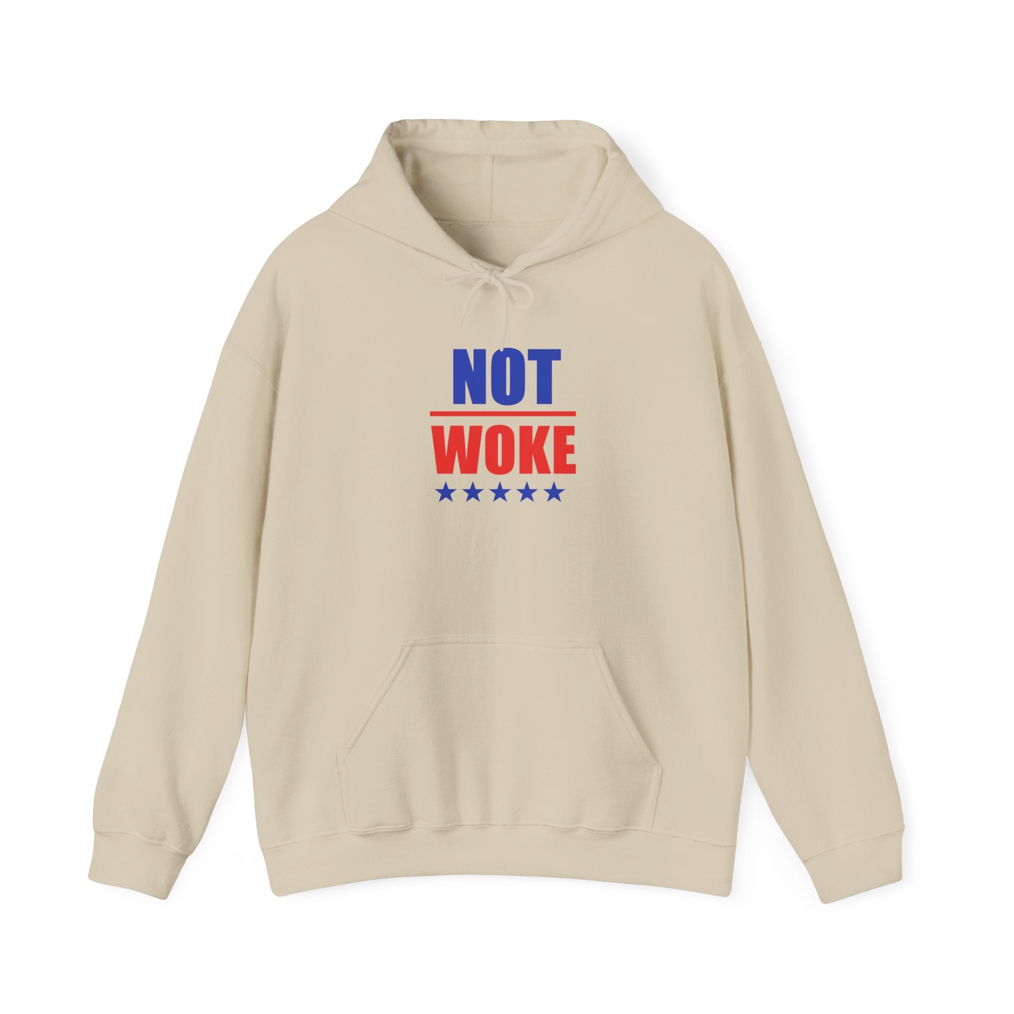 Unisex "Not Woke" Hoodie with Stars