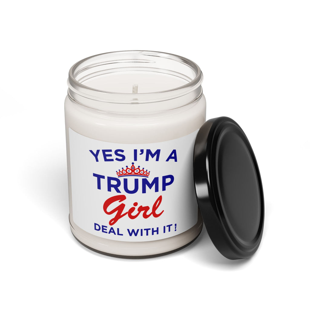 Trump Girl Scented Soy Candle — 9oz Patriotic "Yes I'm a Trump Girl" Candle