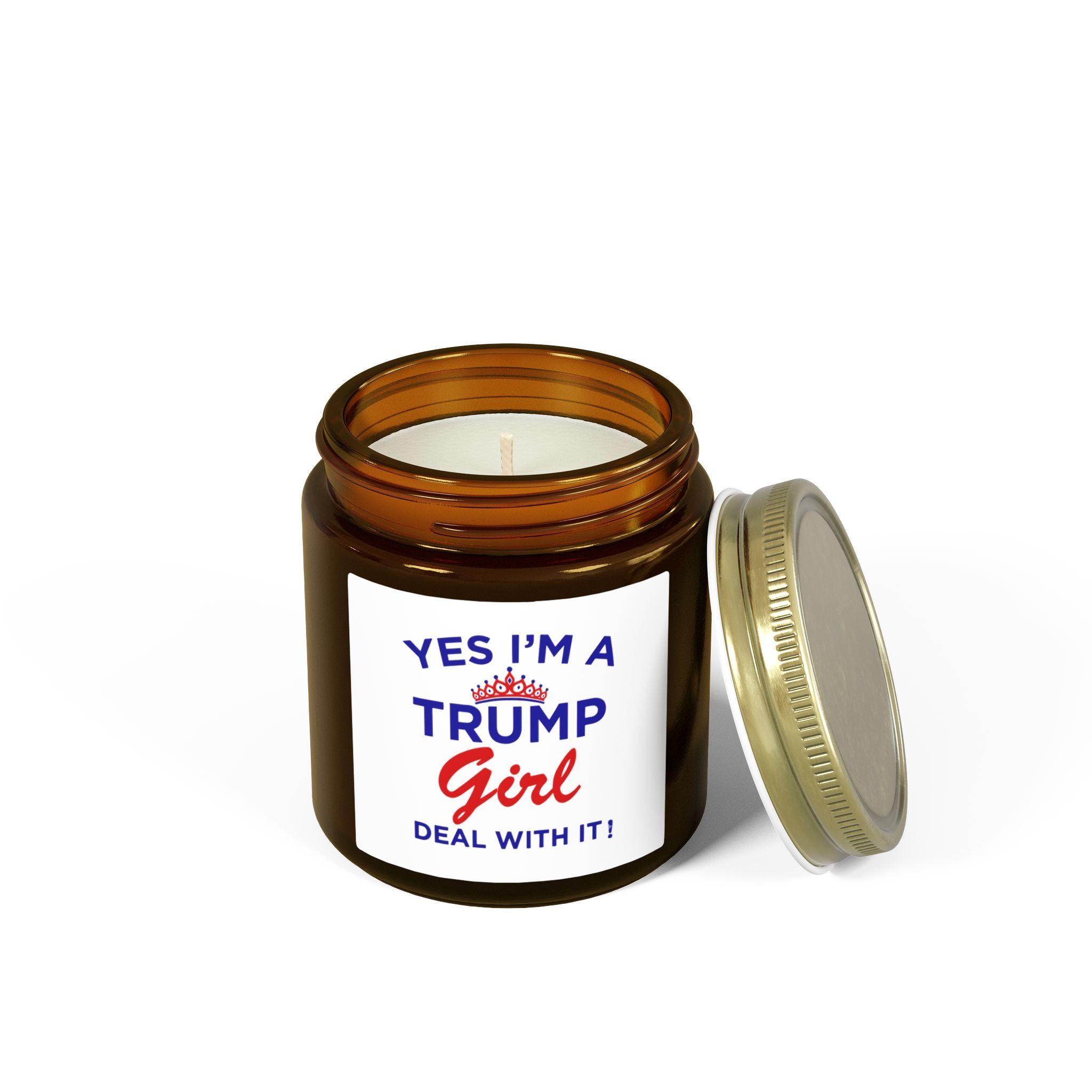 Trump Girl Scented Candle — Coconut Apricot Wax (4oz or 9oz)