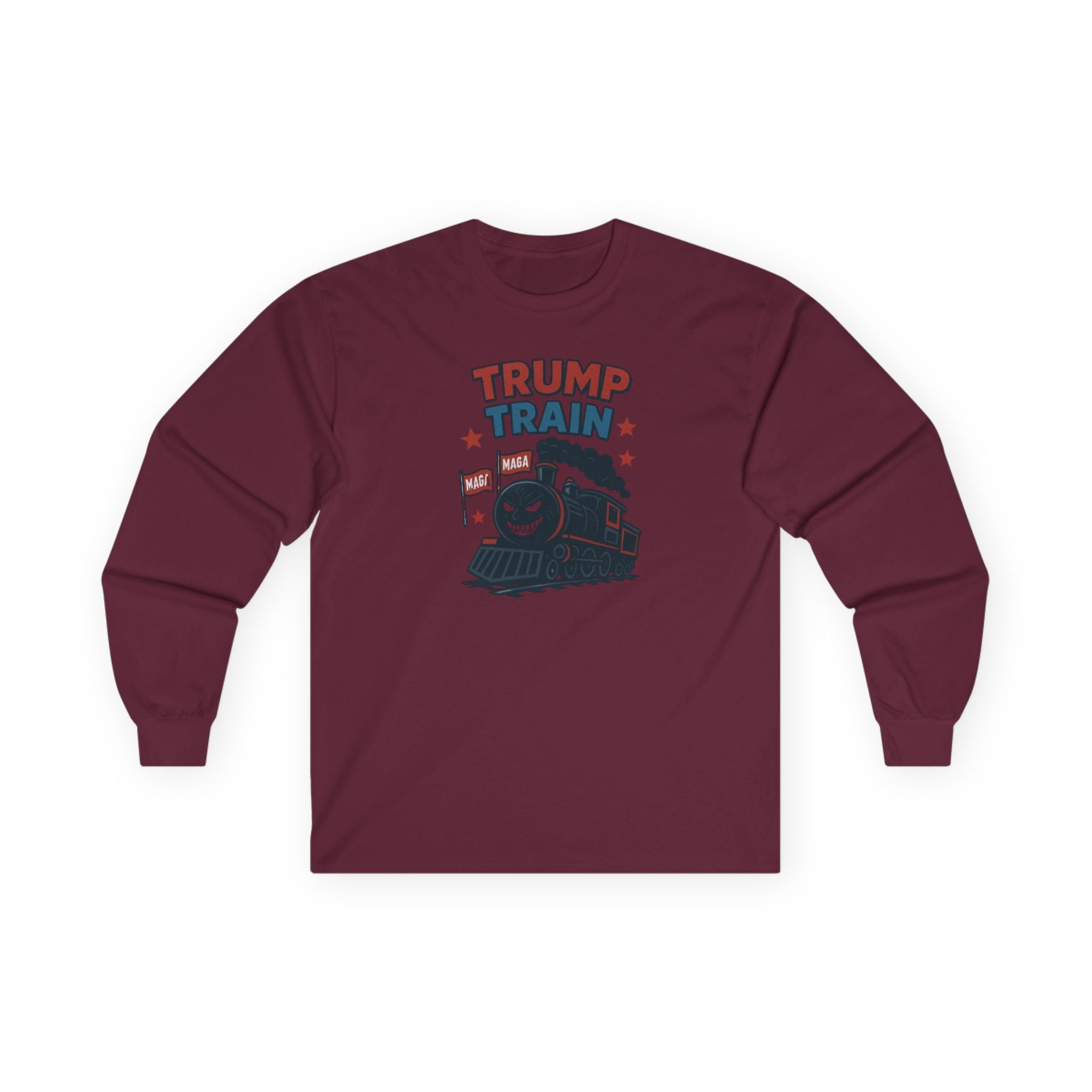Unisex Ultra Cotton Long Sleeve Tee--"Trump Train"
