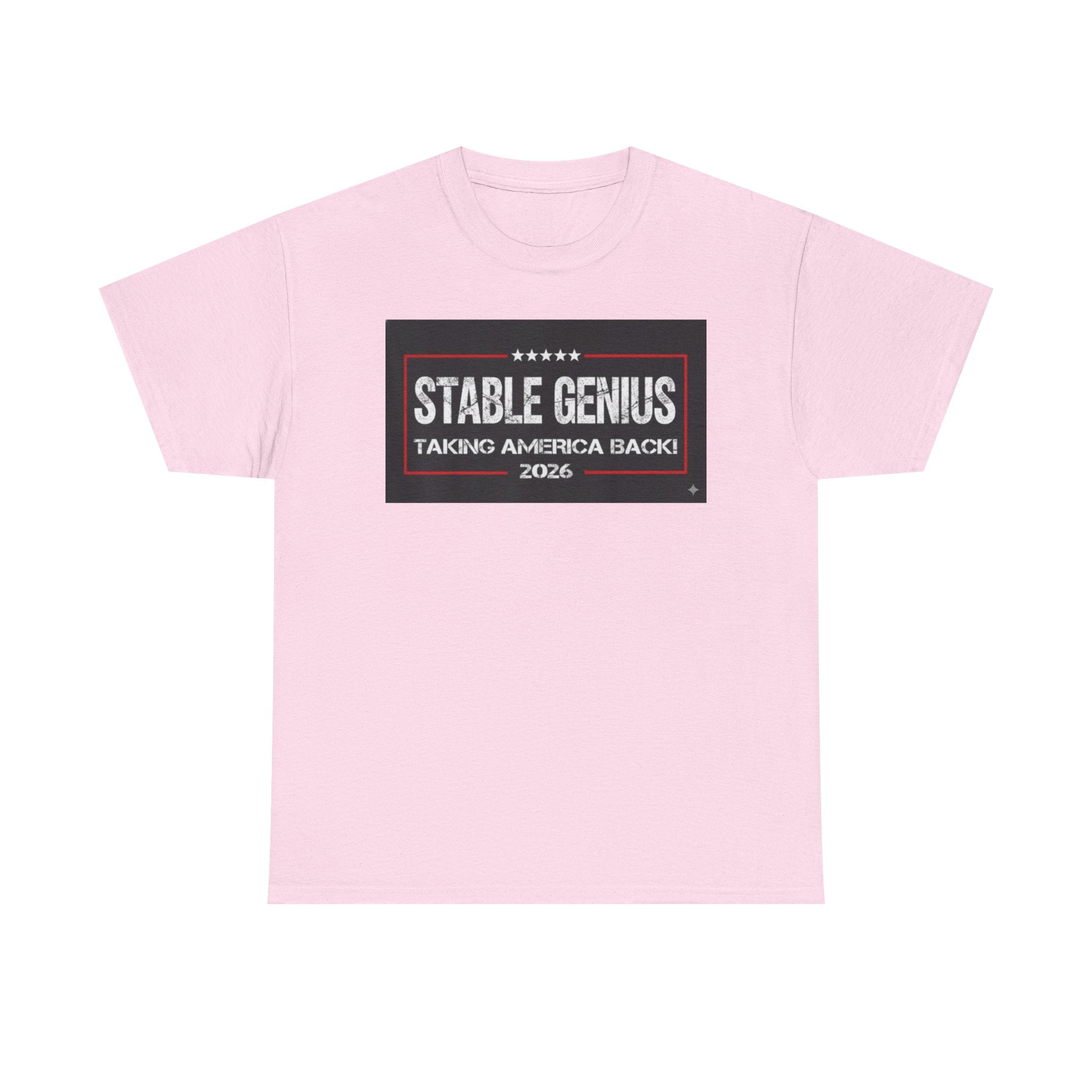 Unisex Heavy Cotton Tee--"Stable Genius: Taking America Back"