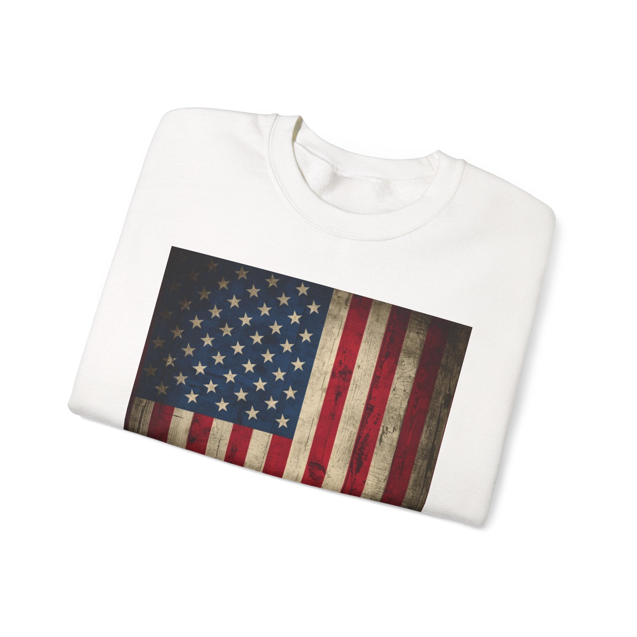 Vintage American Flag Unisex Sweatshirt