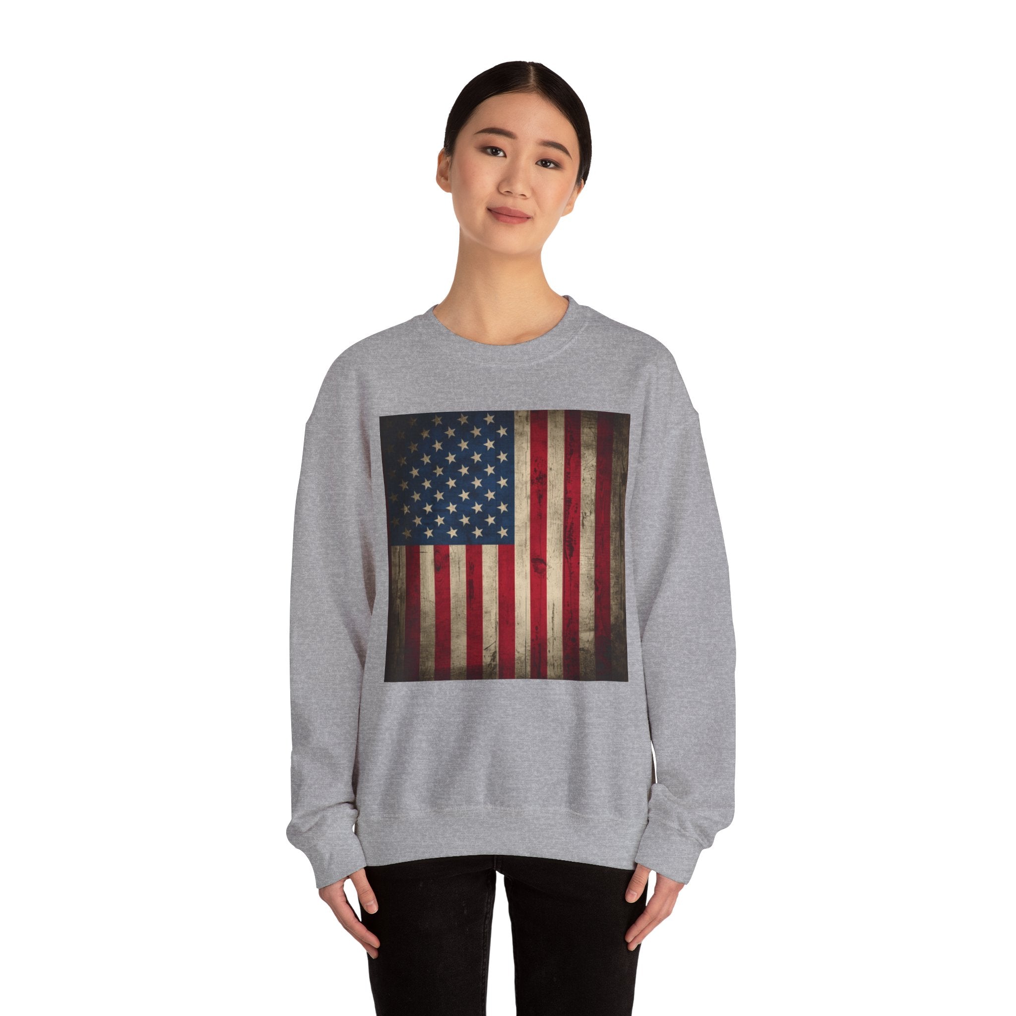 Vintage American Flag Unisex Sweatshirt