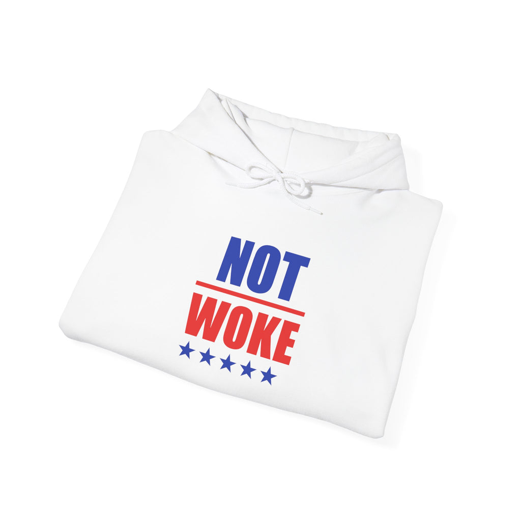 Unisex "Not Woke" Hoodie with Stars
