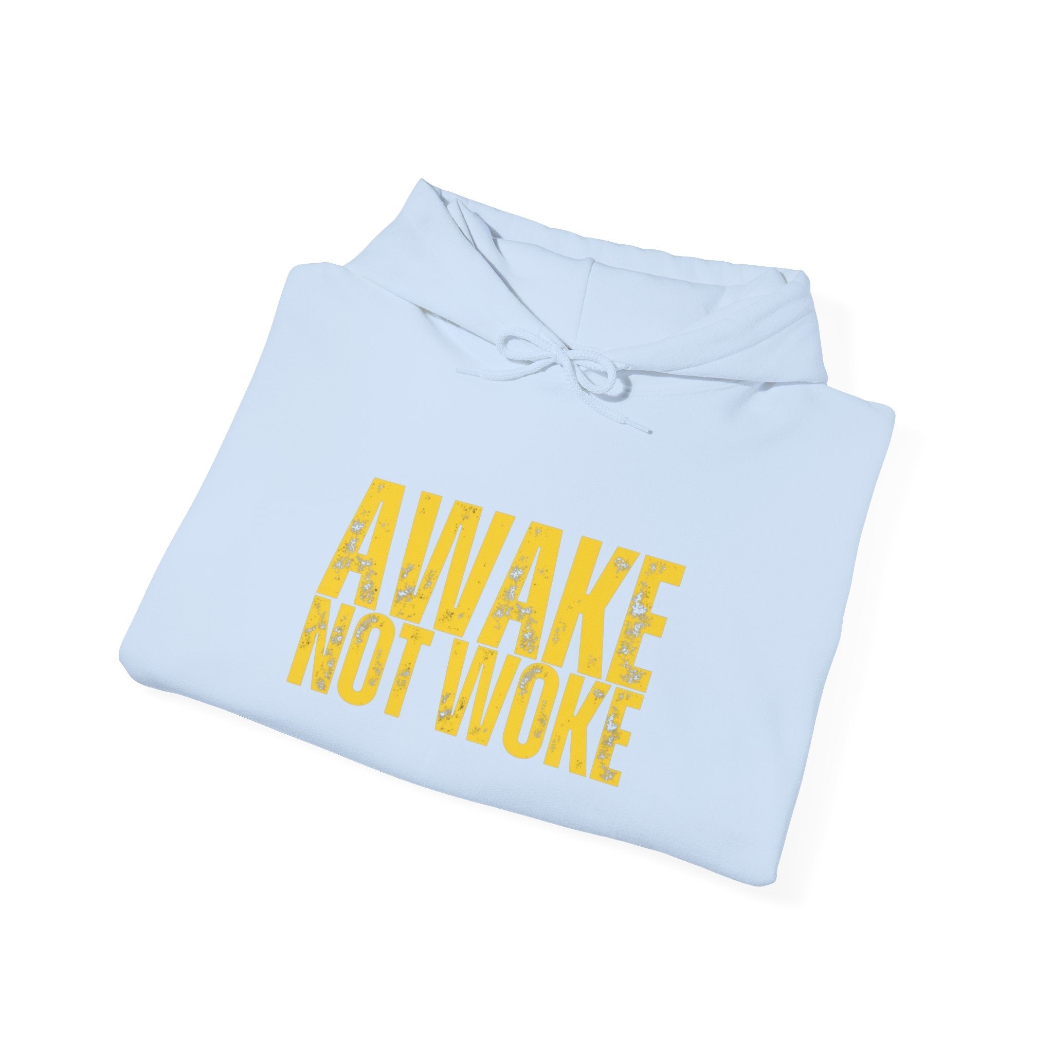 Unisex Heavy Blend™ Hooded Sweatshirt--"Awake Not Woke"