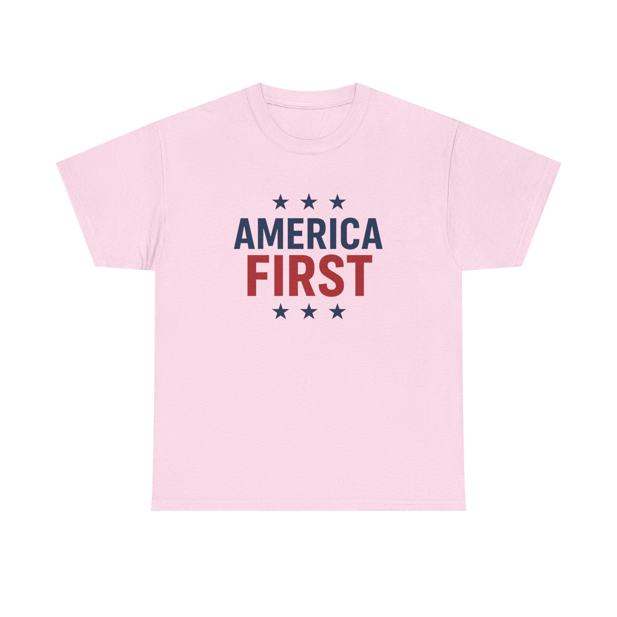 T-Shirt — "America First" Patriotic Graphic Tee