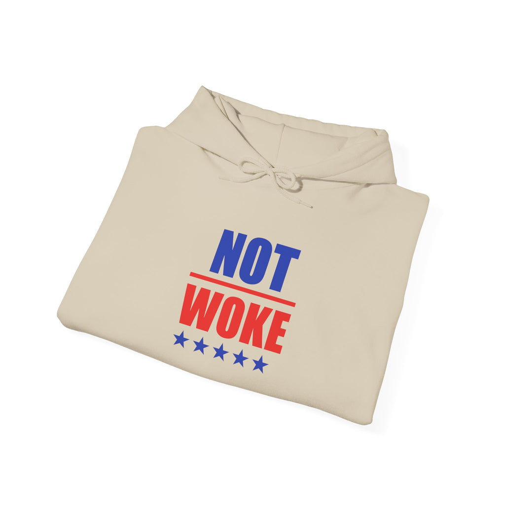 Unisex "Not Woke" Hoodie with Stars