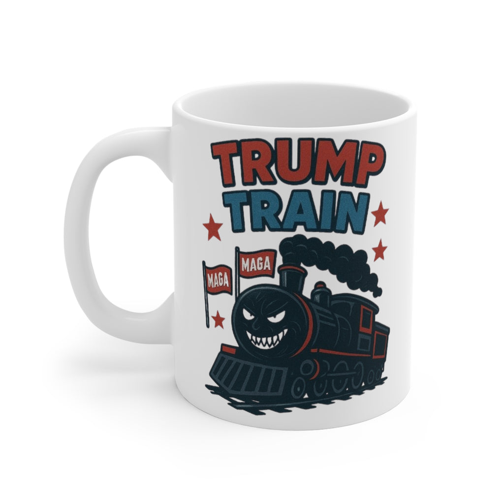 Trump Train Mug – MAGA Political Coffee Cup