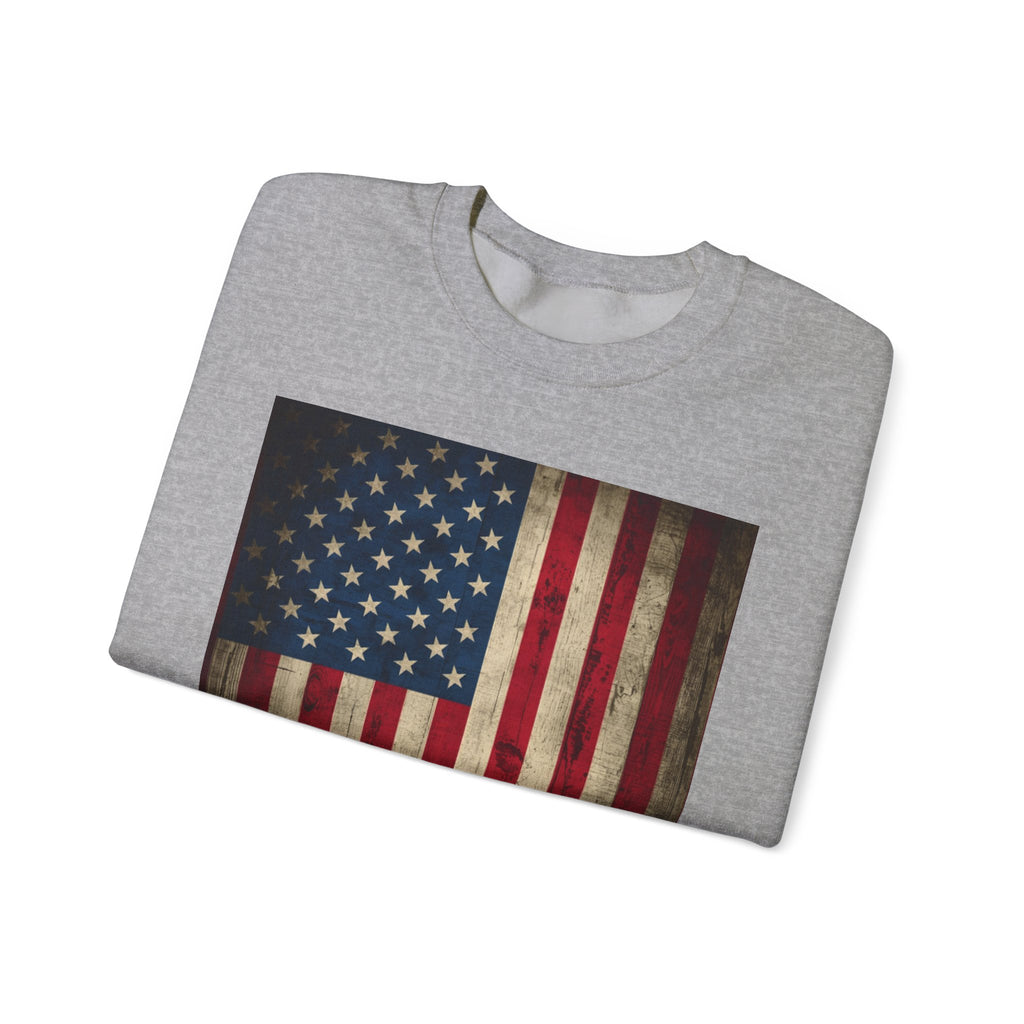 Vintage American Flag Unisex Sweatshirt
