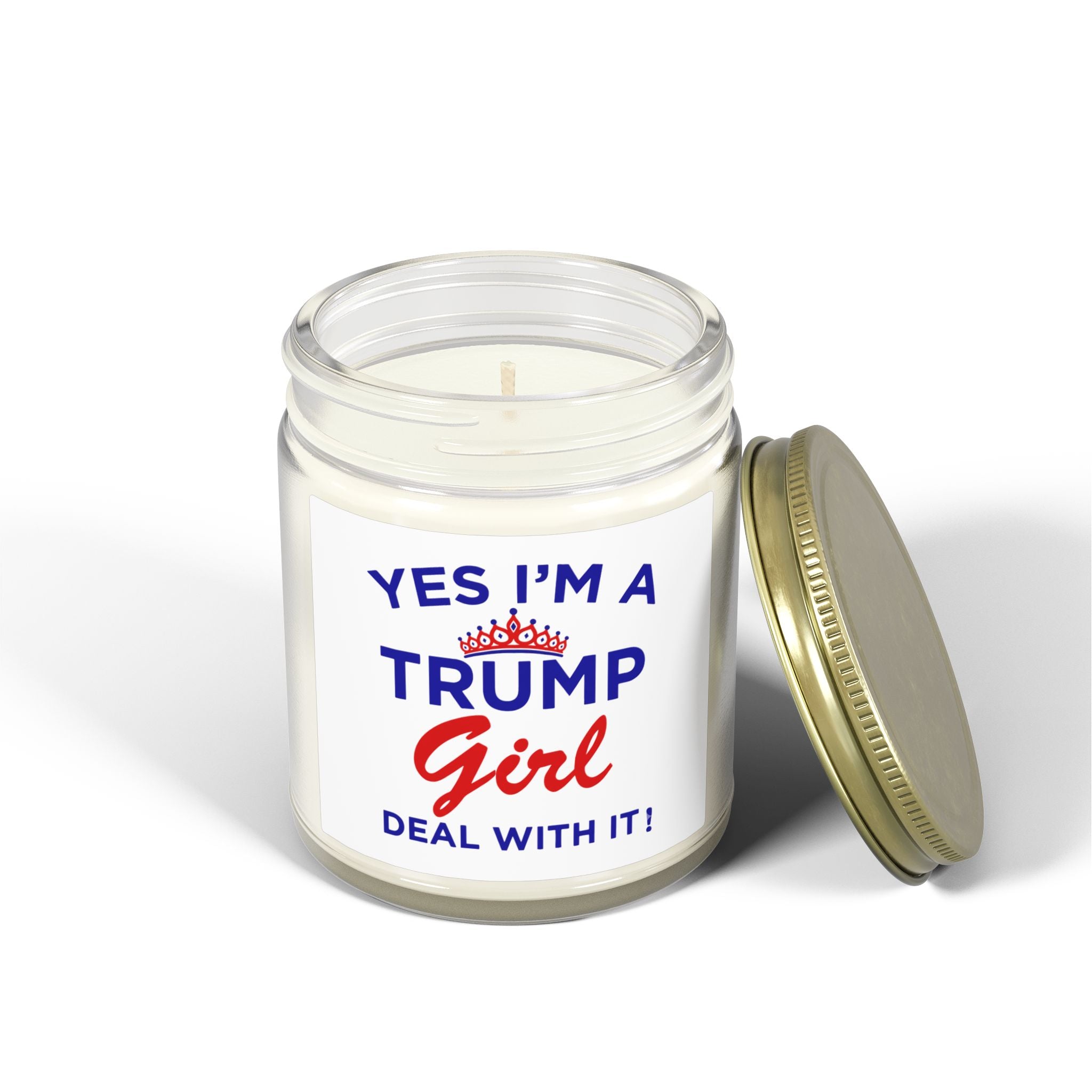 Trump Girl Scented Candle — Coconut Apricot Wax (4oz or 9oz)