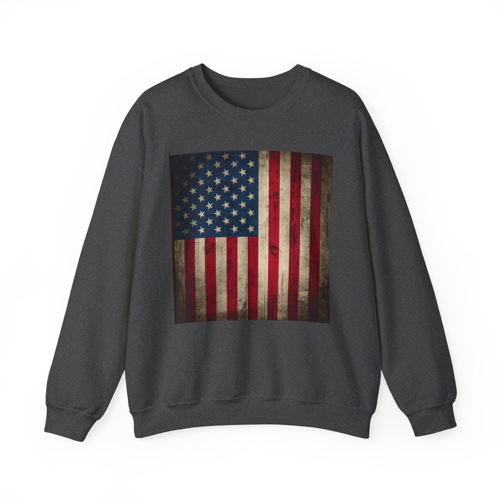 Vintage American Flag Unisex Sweatshirt